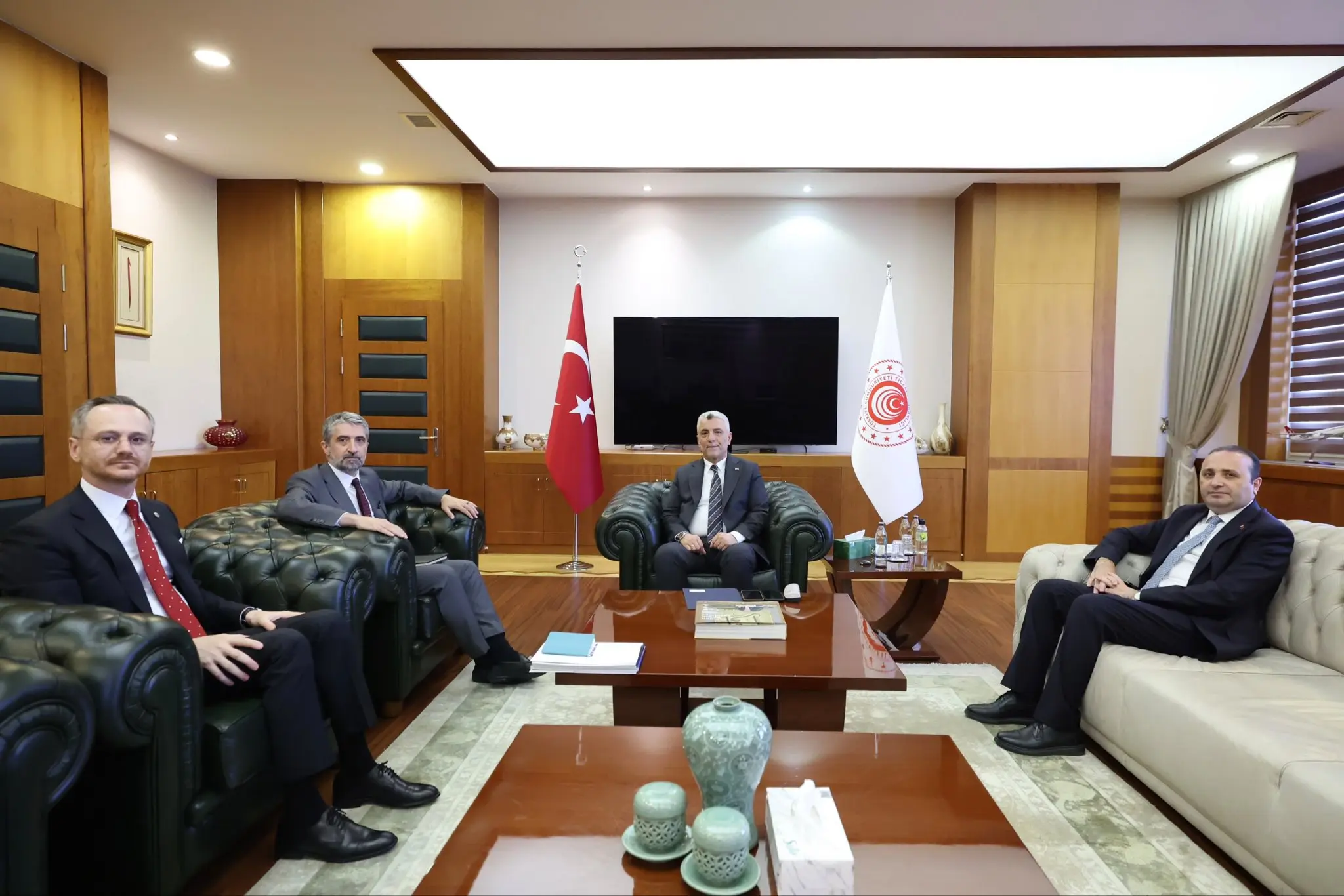 TÜSİAD Başkanı Ozan Diren ile toplantı yapıldı