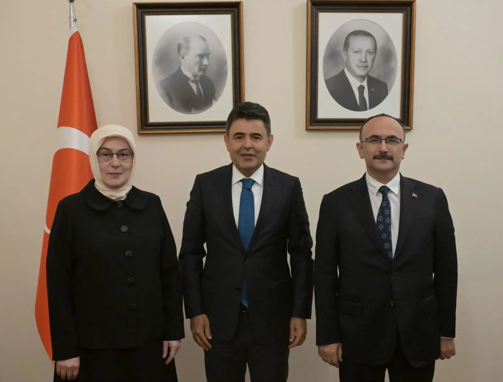 Boyraz ve Gülşen, Akyol ile bir araya geldi