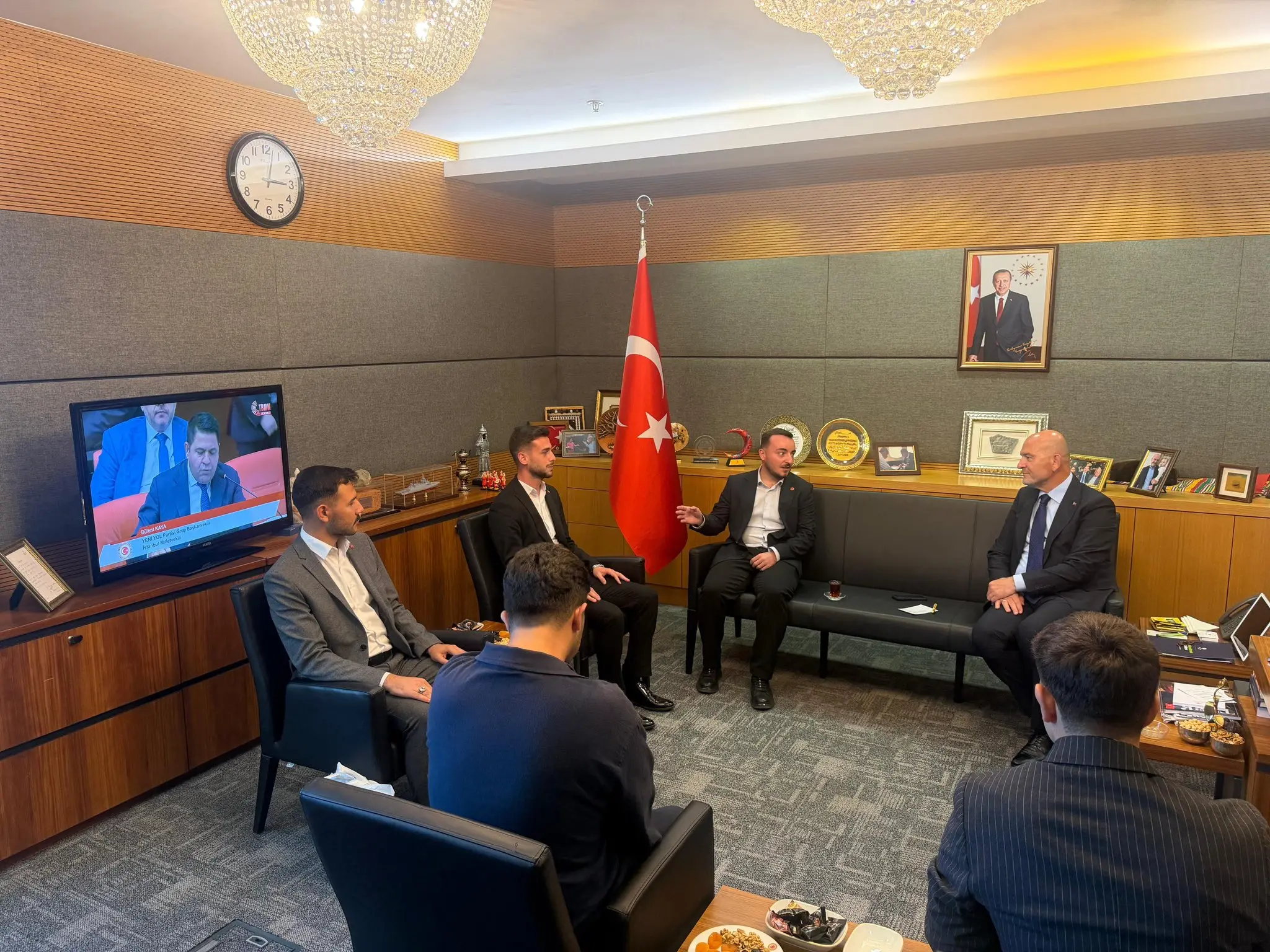 Gazi Meclisi'nde misafirlere teşekkür mesajı