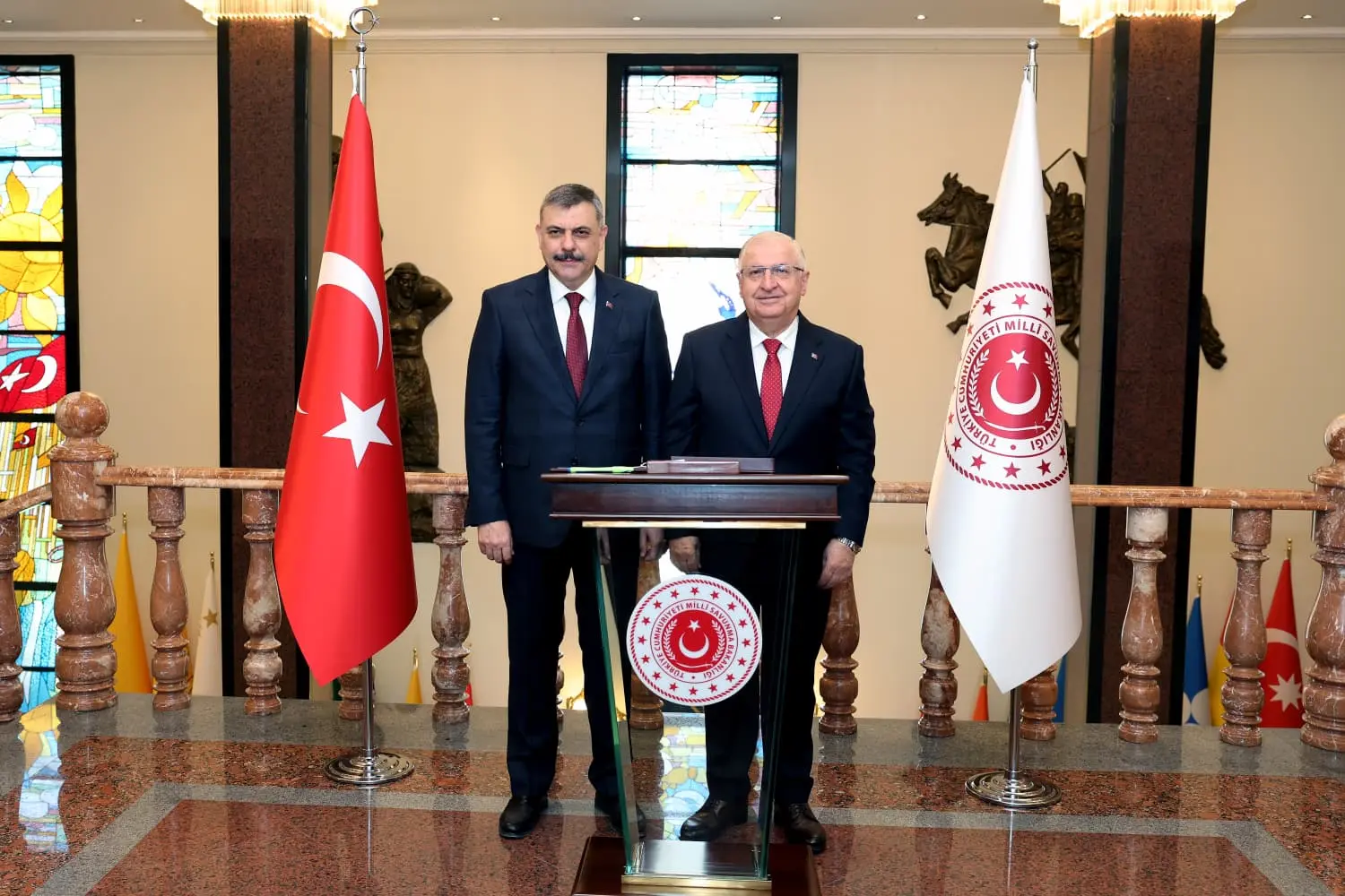 Milli Savunma ve İçişleri Bakanları bir araya geldi