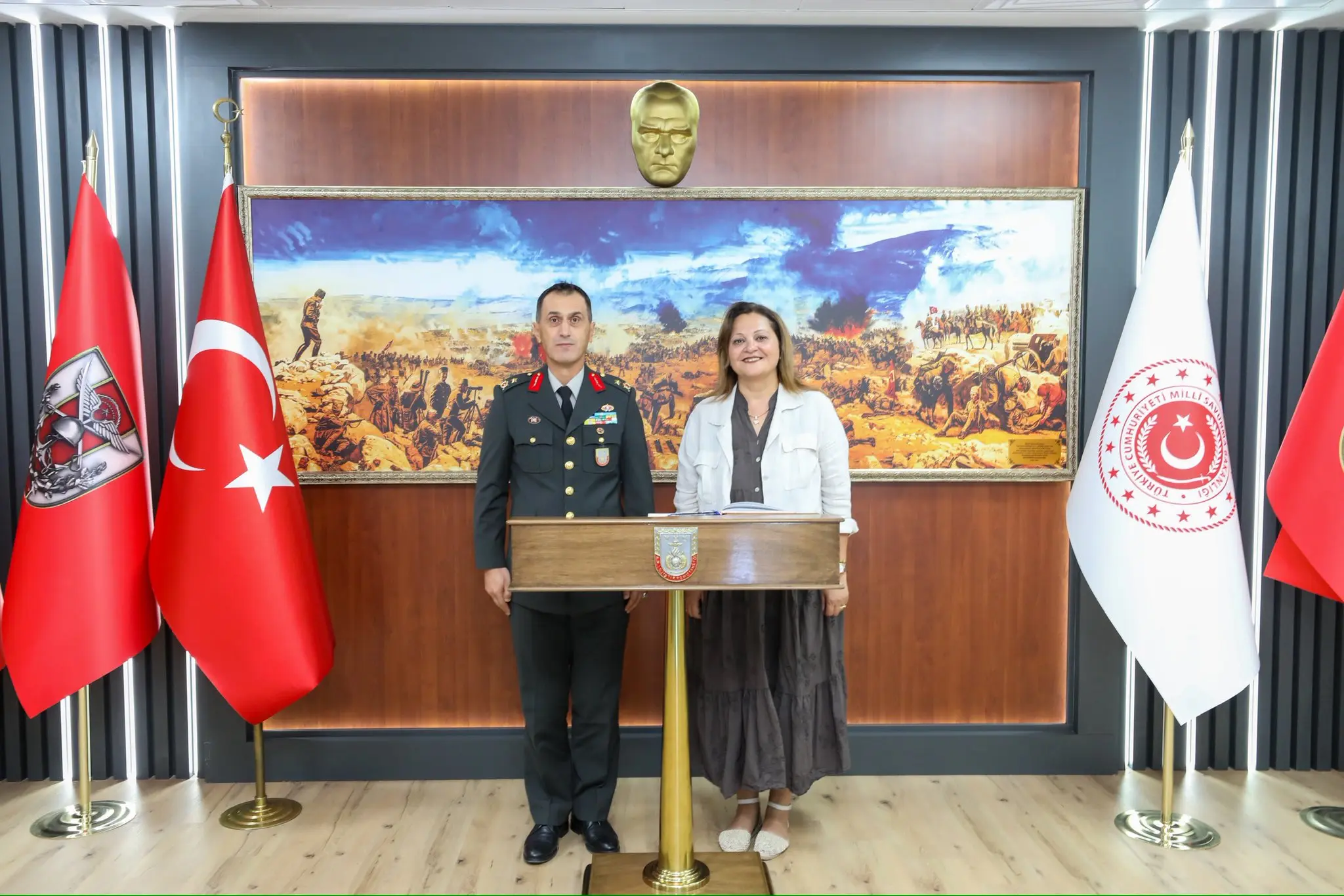 İkmal ve Garnizon Komutanı Kıral'a Ziyaret