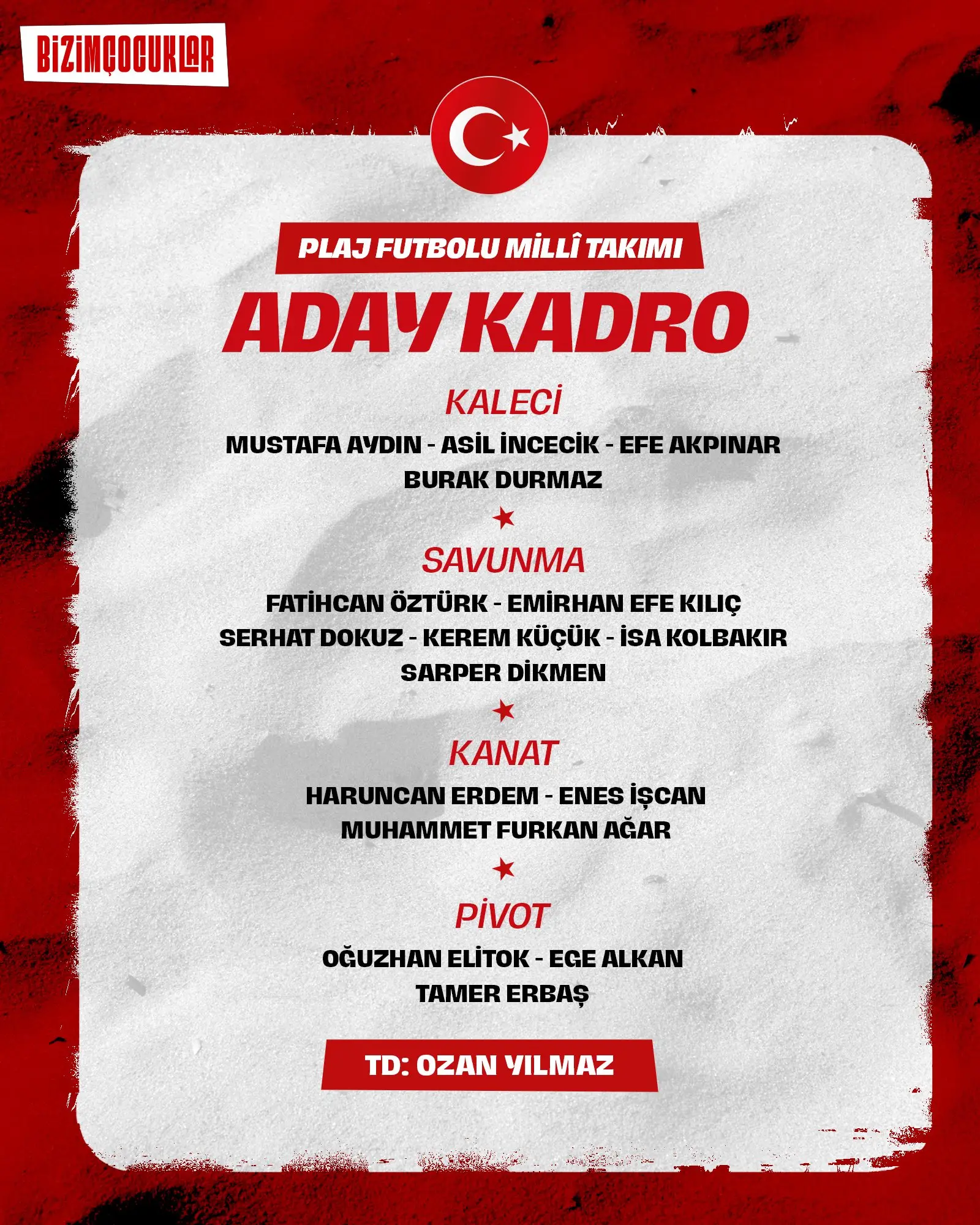 Milli Takım'ın İstanbul'daki kamp kadrosu açıklandı