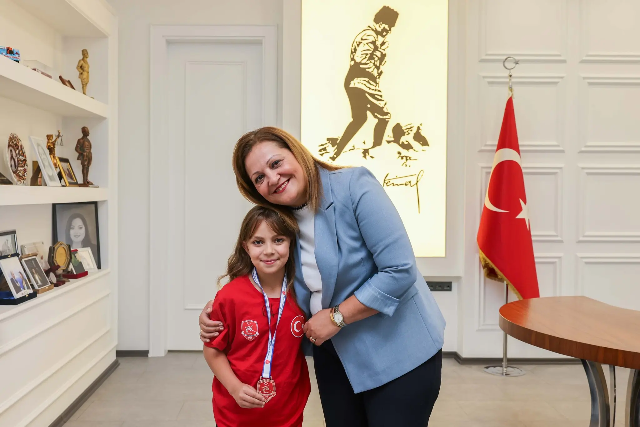Azra Kaya, Türkiye Minikler Güreş Şampiyonası'nda üçüncü oldu