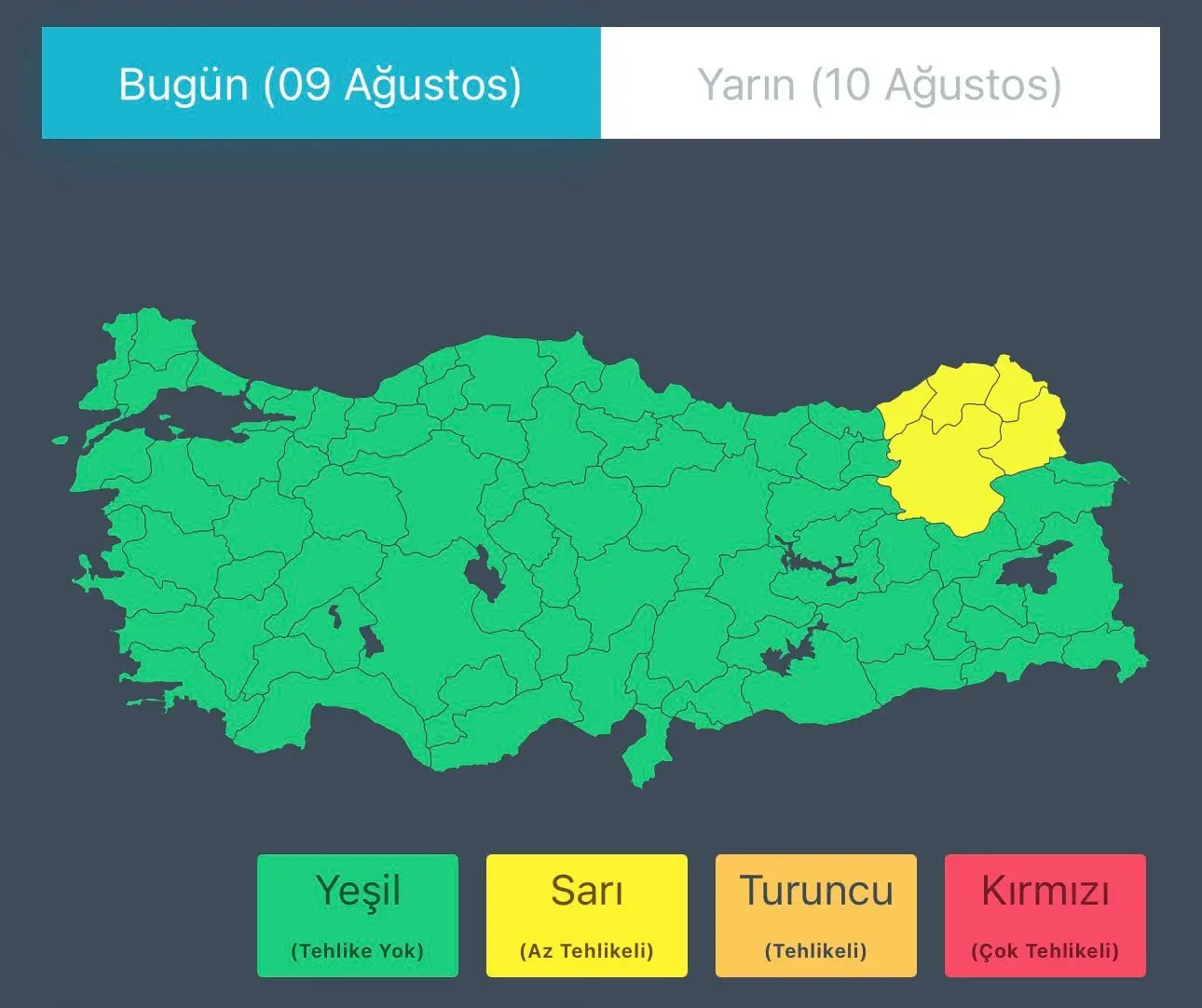 Meteoroloji, Doğu Karadeniz ve Samsun için uyarıda bulundu