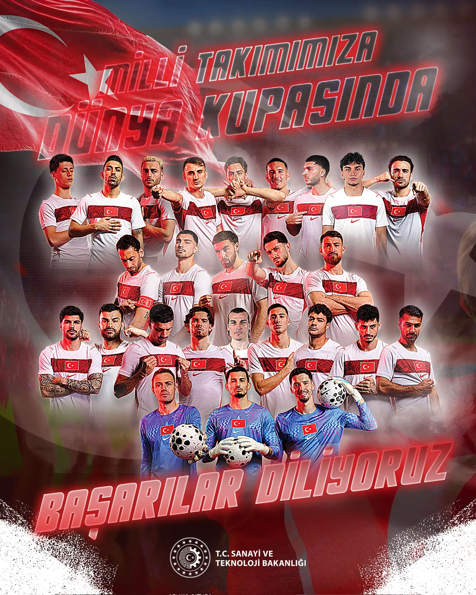 A Milli Futbol Takımı'na Dünya Kupası dilekleri