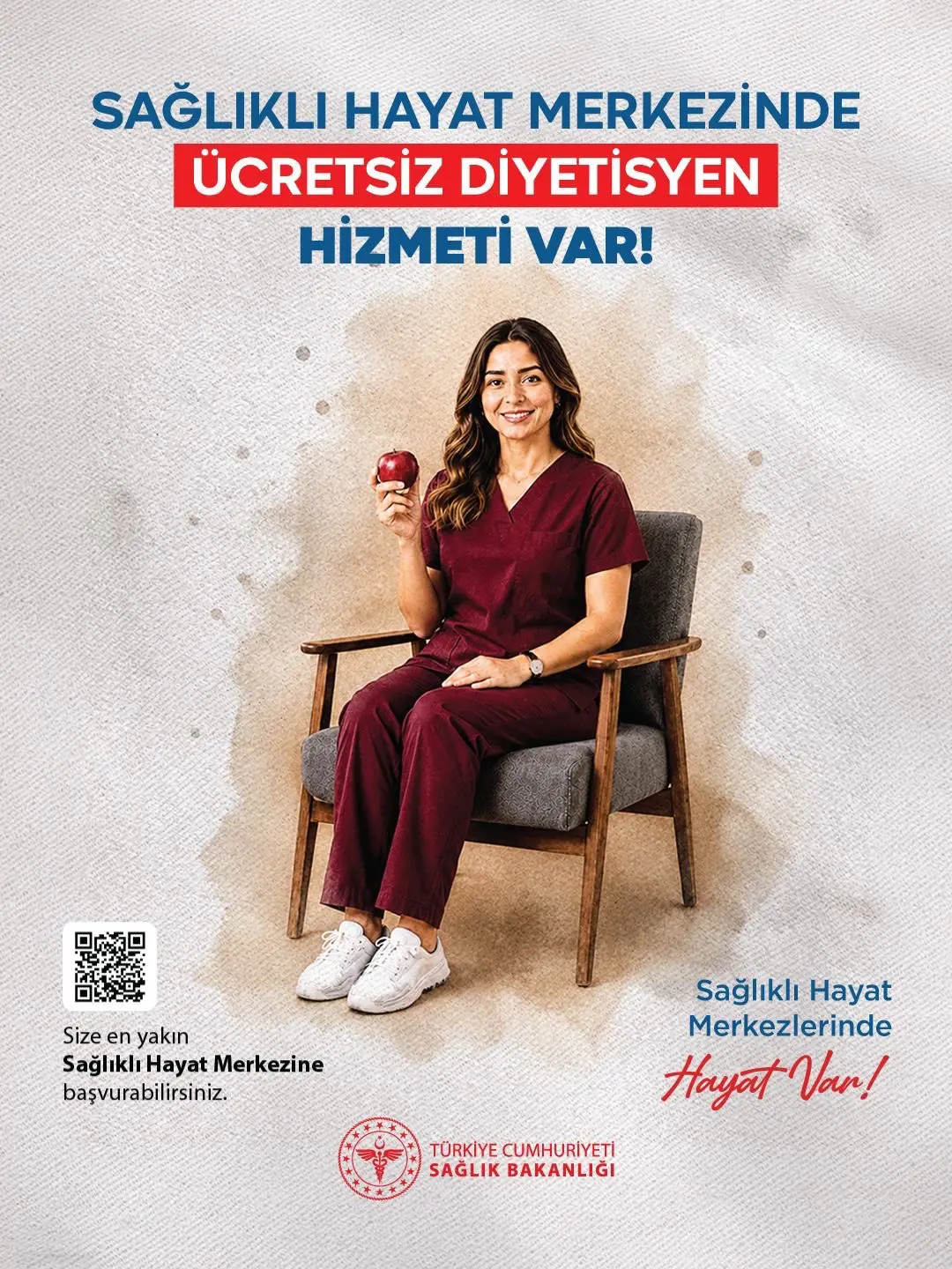 Ücretsiz Diyetisyen Hizmeti Sağlıklı Hayat Merkezinde