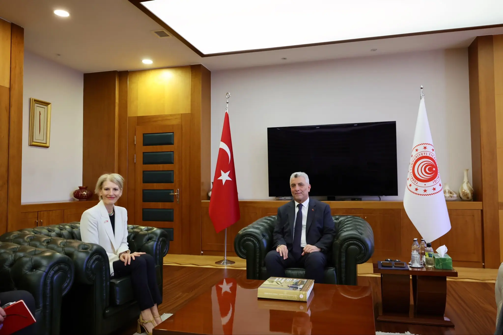 Birleşik Krallık Büyükelçisi Jill Morris ile veda ziyareti