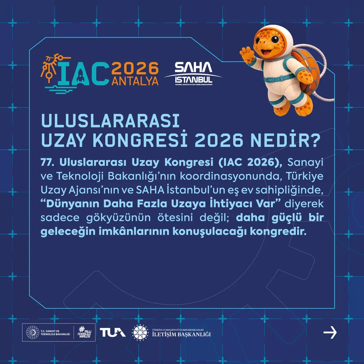 IAC 2026, Türkiye'de Düzenlenecek Uluslararası Buluşma