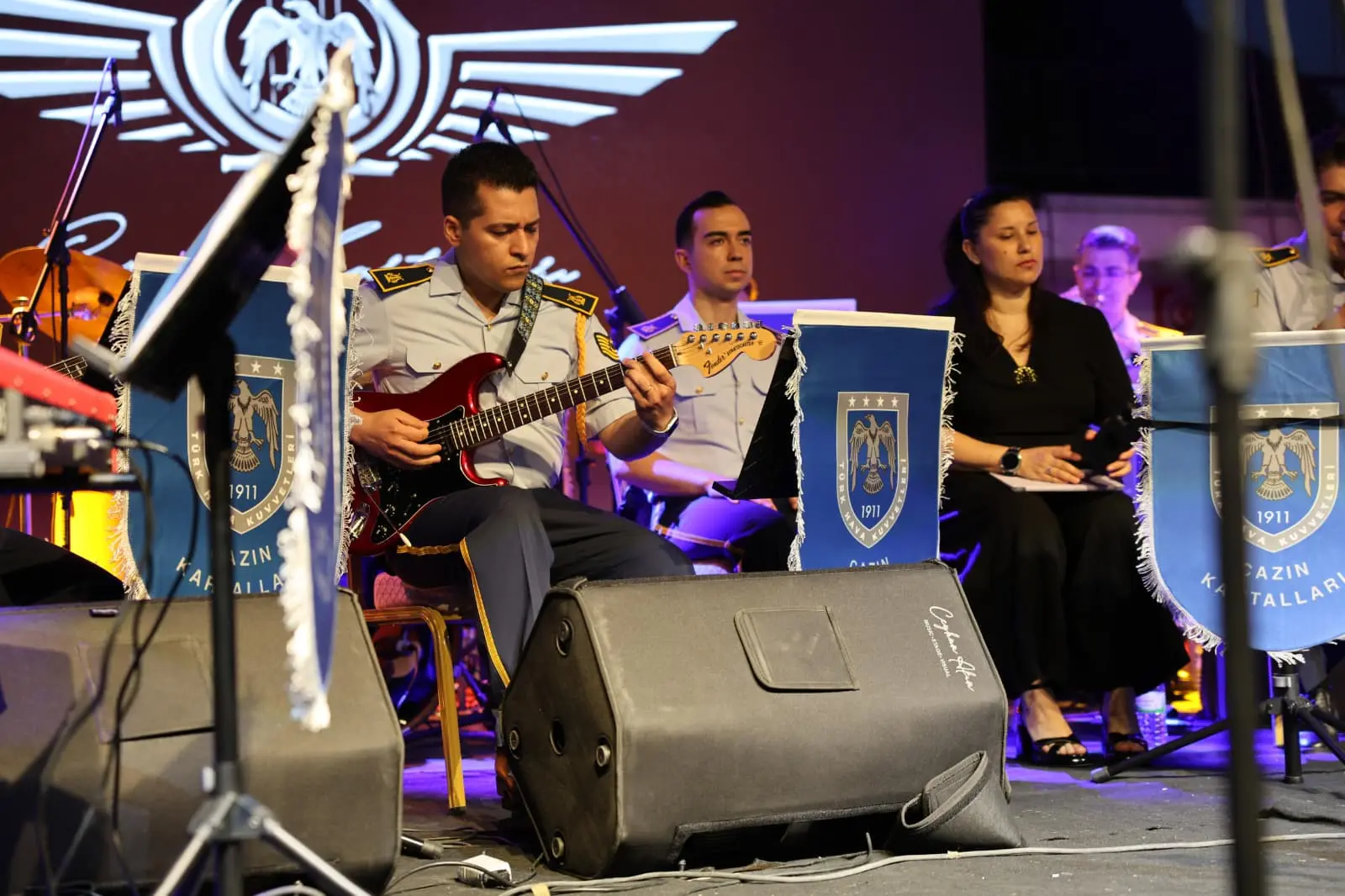 Amasya'da Jazz Eagles Orkestrası Konser Verdi