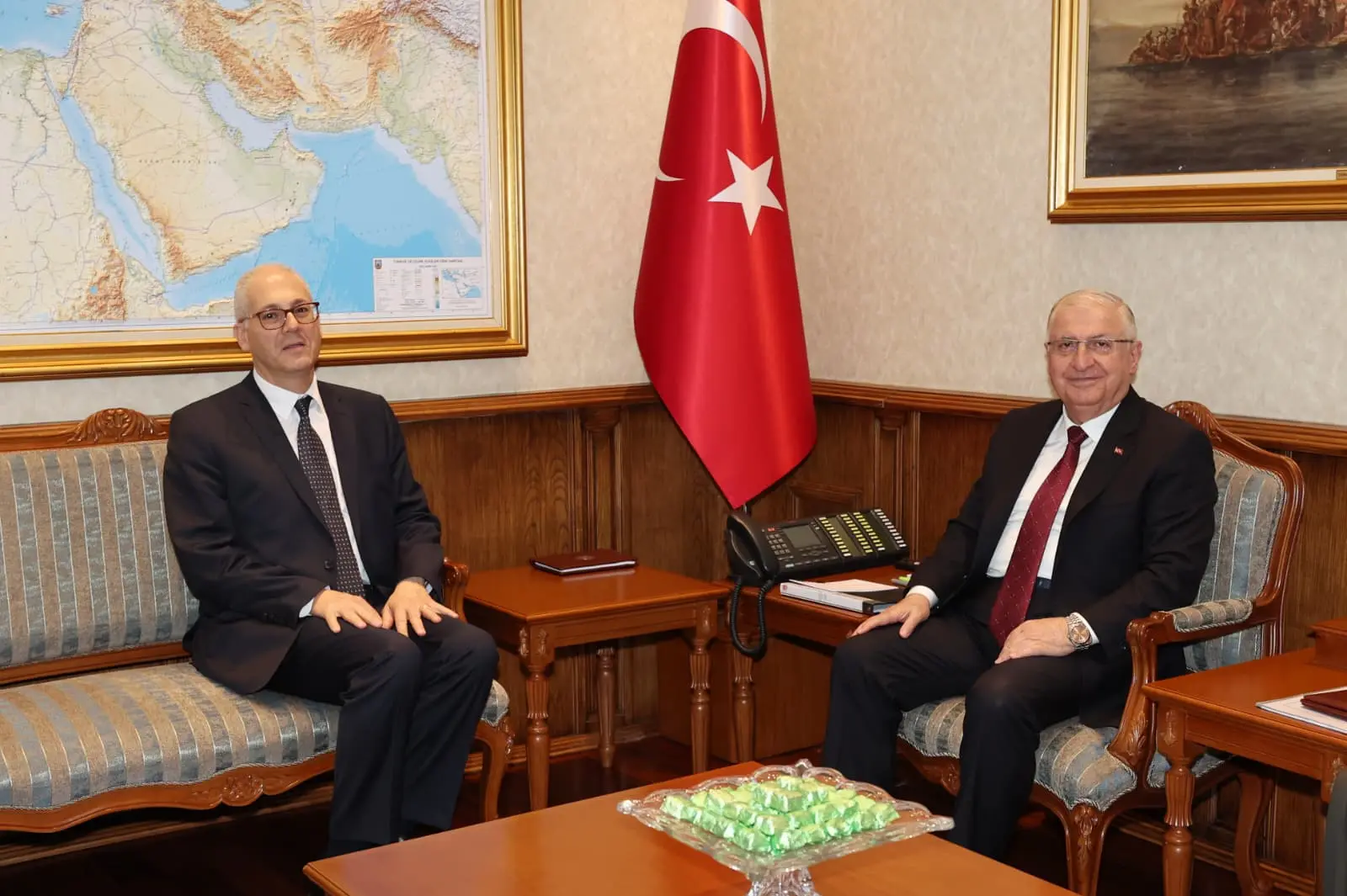 Yaşar Güler Mısır Büyükelçisi ile bir araya geldi