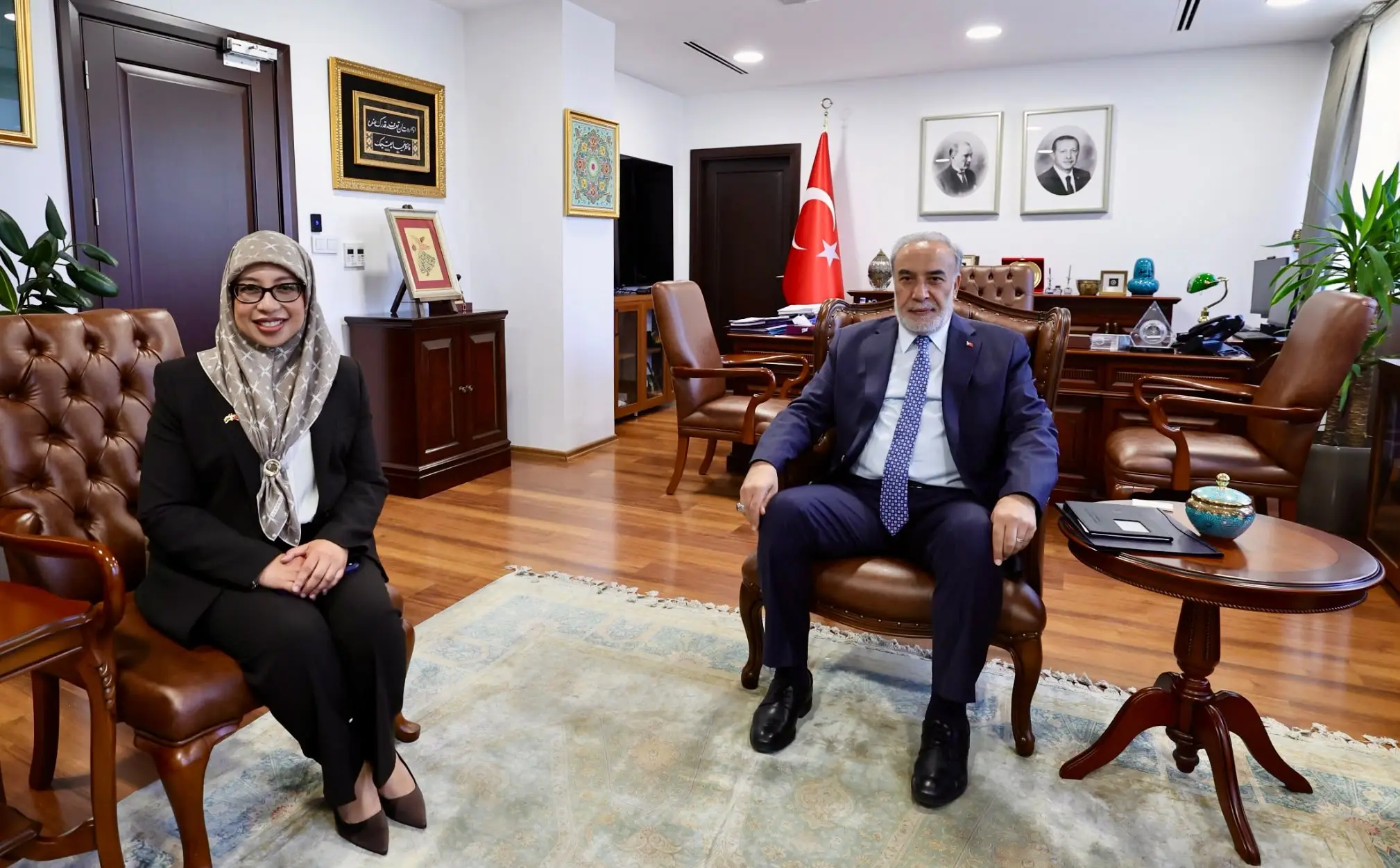 Musa Kulaklıkaya, Brunei Büyükelçisi'ni kabul etti