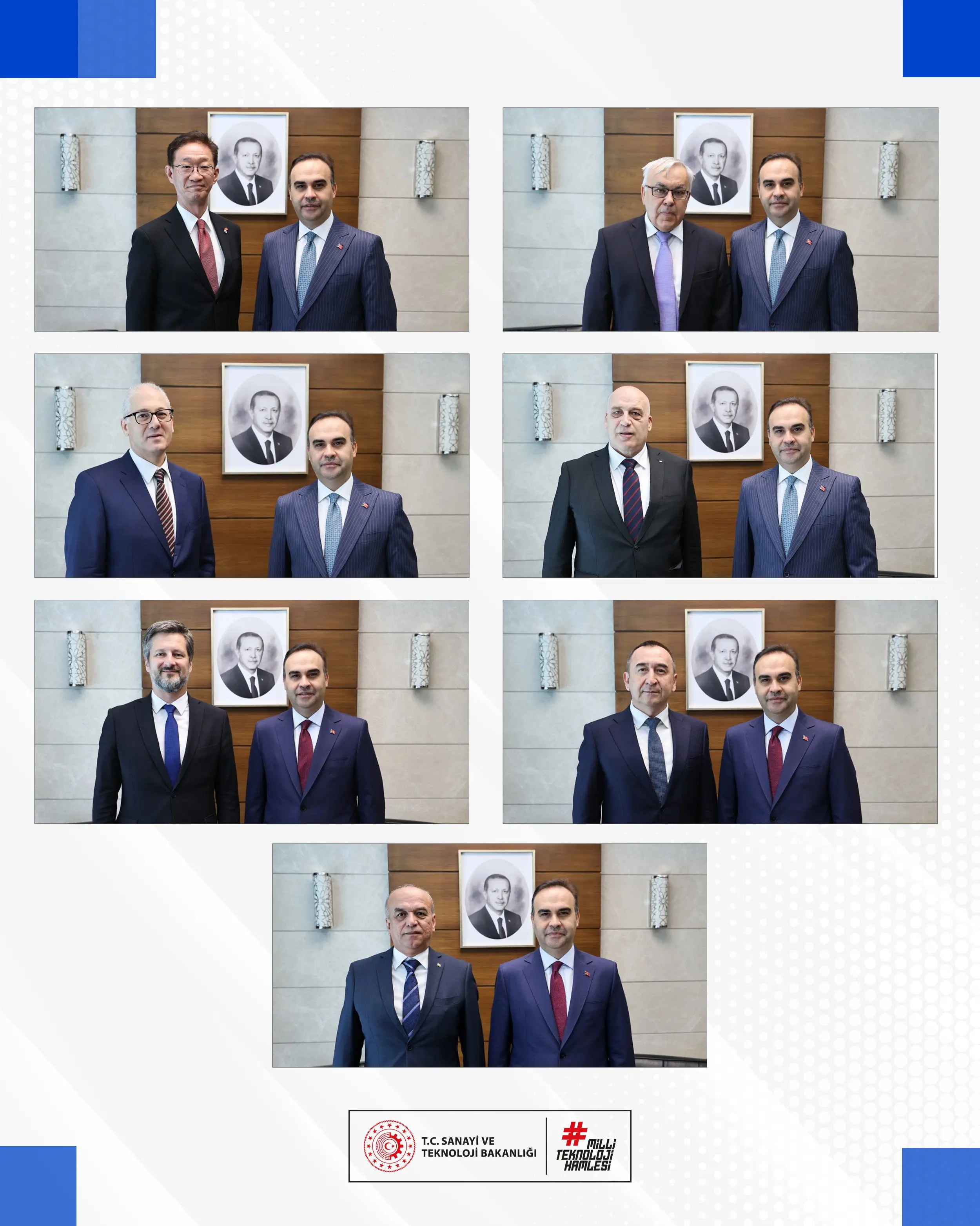 Bakanlıkta uluslararası iş birliği görüşmeleri yapıldı