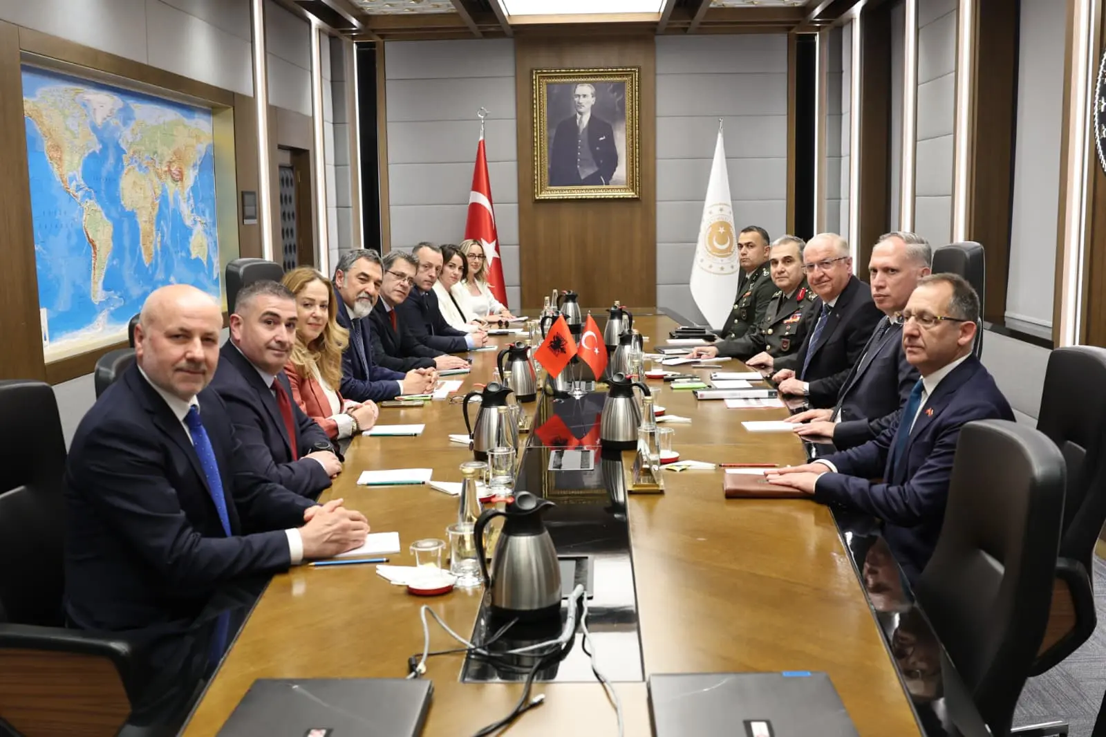 Yaşar Güler, Arnavut Parlamento Heyetini Ağırladı