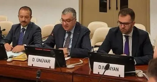 Bakan Yardımcısı Ünüvar Cenevre'de toplantıya katıldı
