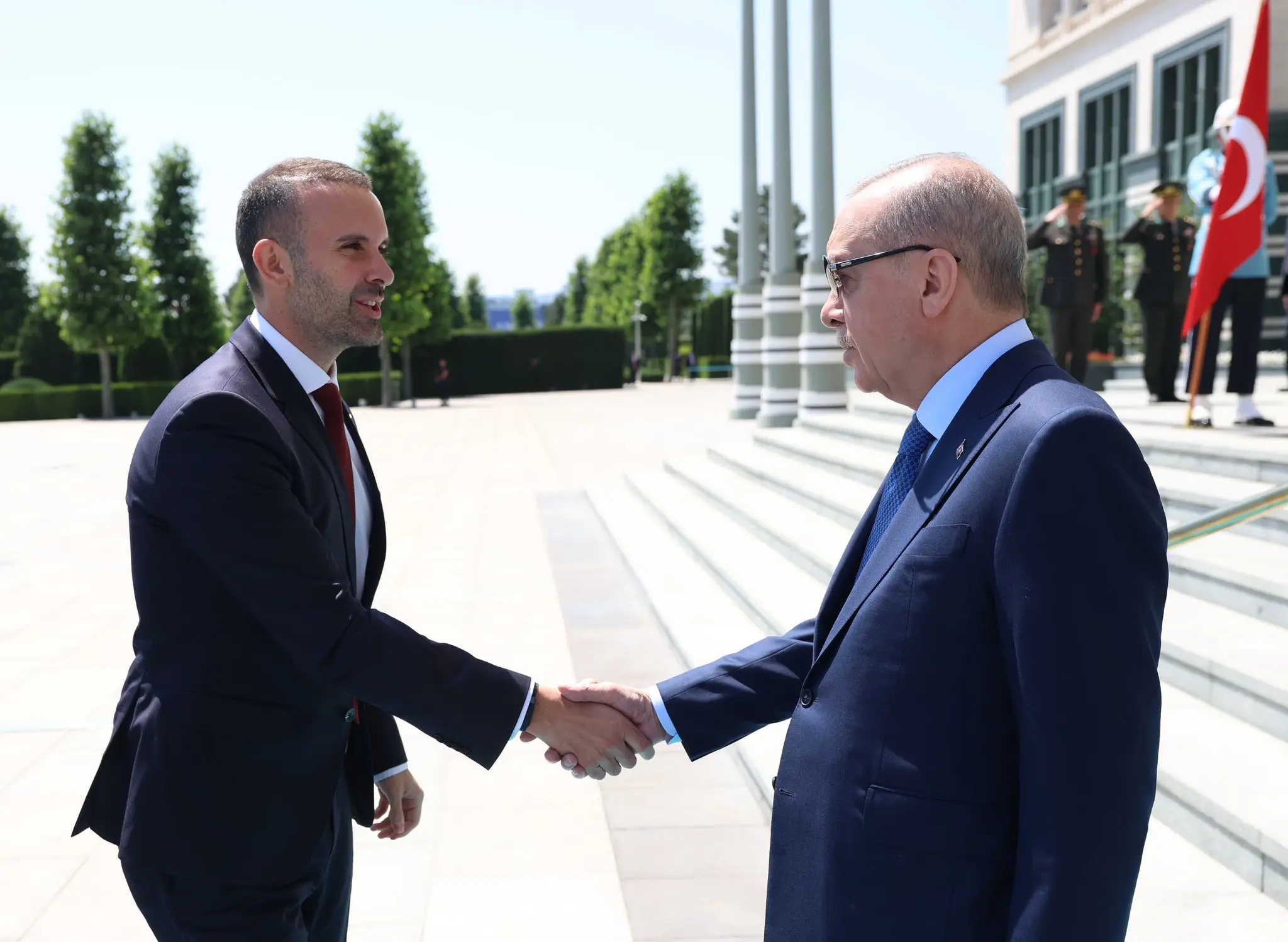 Cumhurbaşkanı Erdoğan, Karadağ Başbakanı ile görüştü