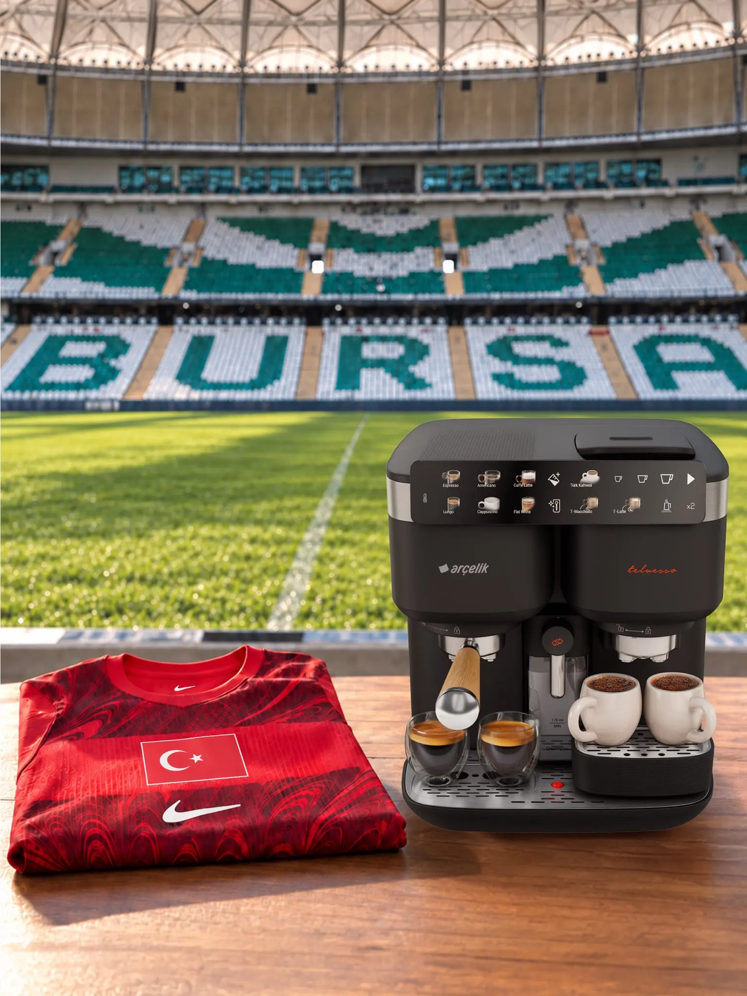 Coffees are ready, excitement for match grows