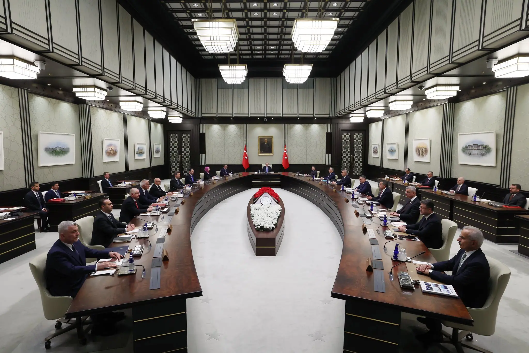 Cumhurbaşkanlığı Kabinesi, Başkan Erdoğan'ın başkanlığında toplandı