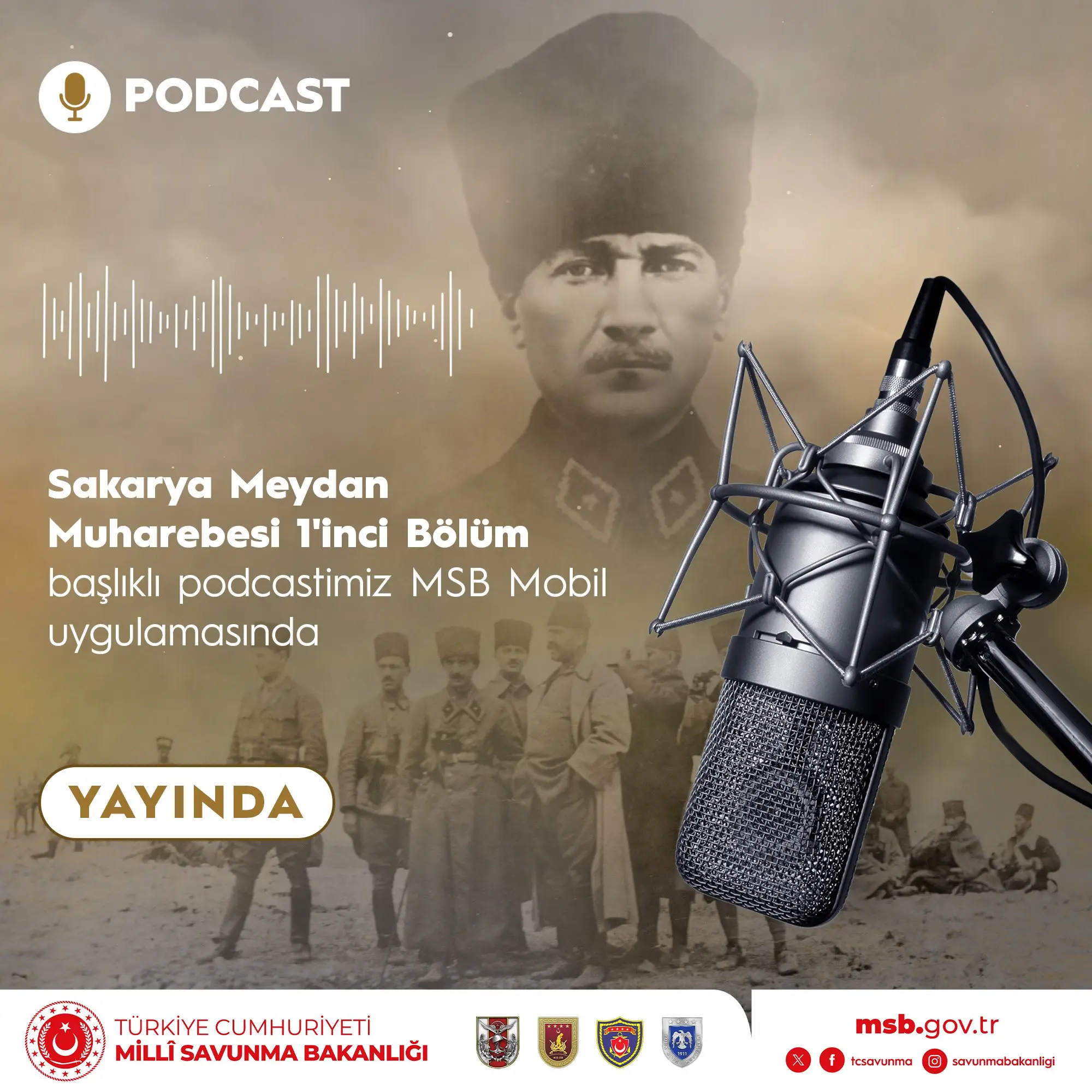 Milli Savunma Bakanlığı'ndan yeni podcast yayını