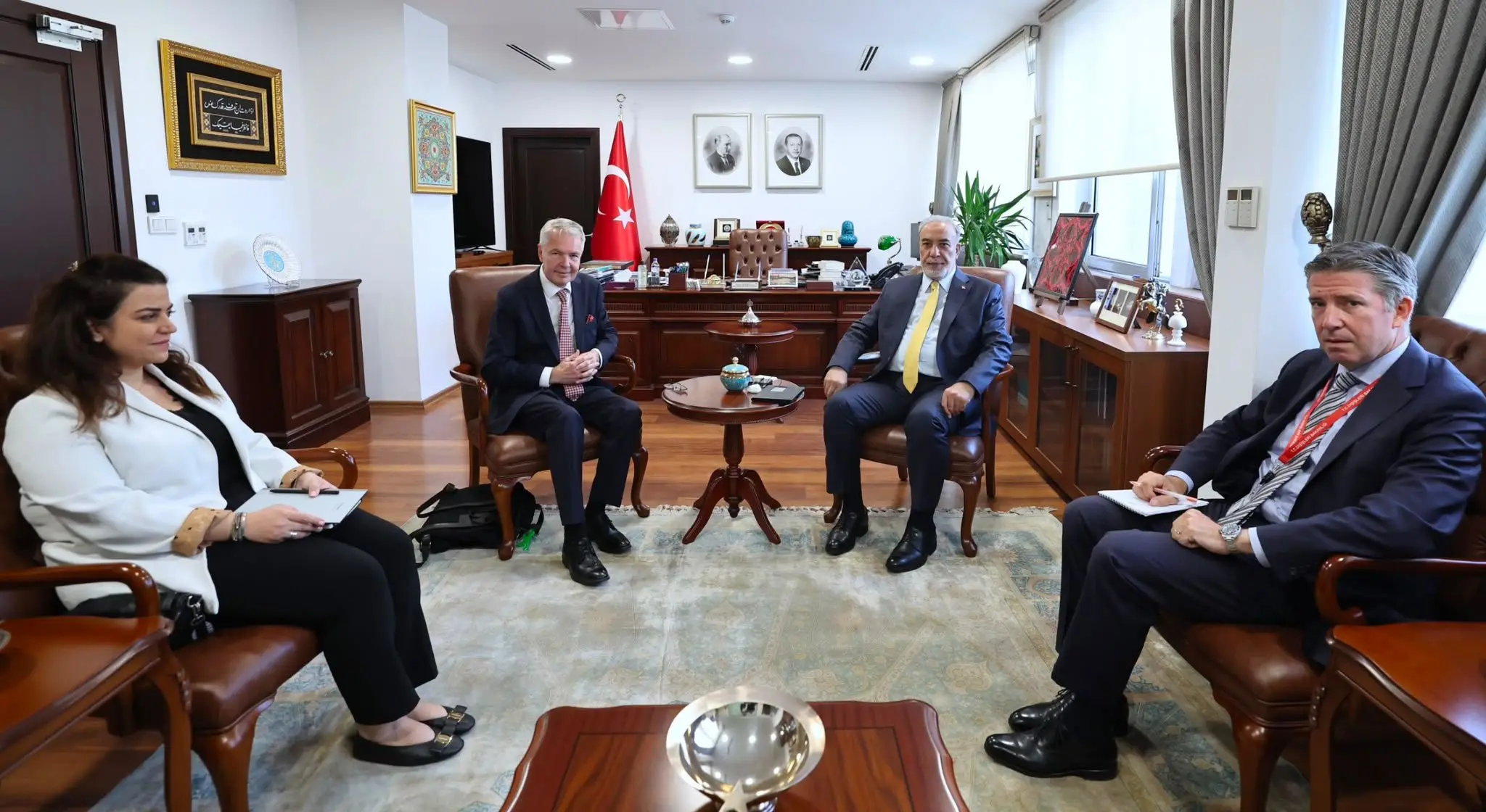Musa Kulaklıkaya ve Pekka Haavisto Sudan'ı görüştü