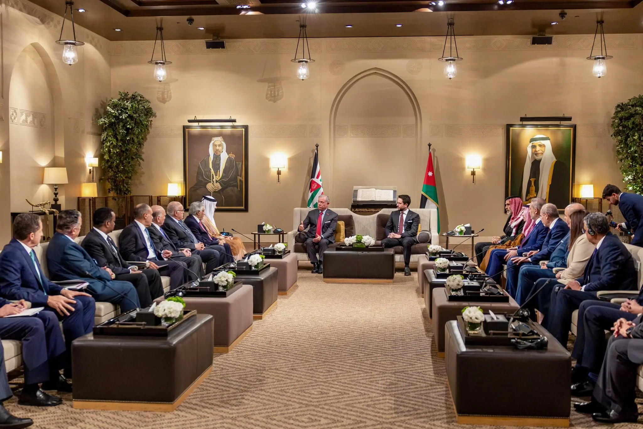 Hakan Fidan, Ürdün Kralı Abdullah II ile görüştü