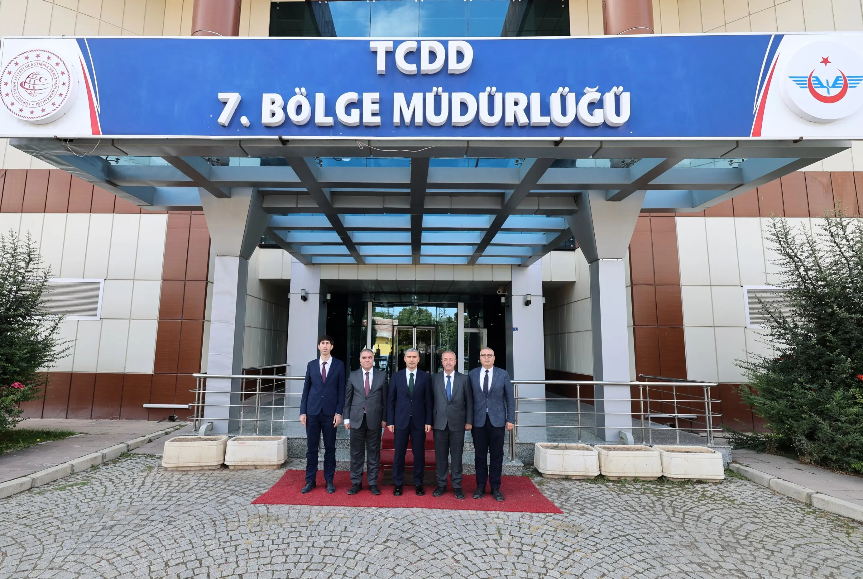 Vali Aktaş, TCDD Yetkililerini Ziyaret Etti