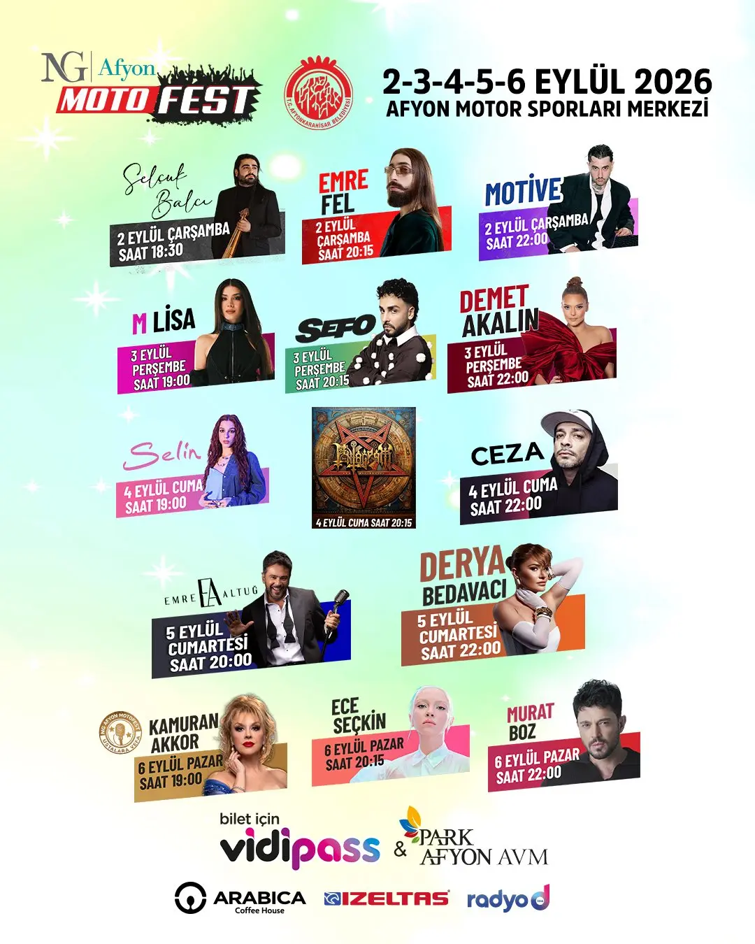 Afyon Motofest 2-6 Eylül'de gerçekleşecek