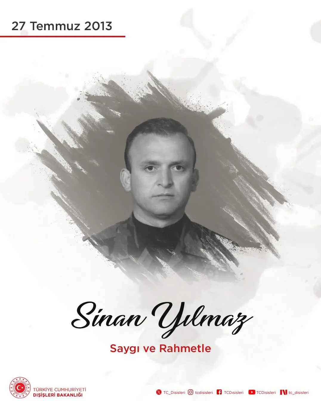 Polis Memuru Sinan Yılmaz'ı Anıyoruz
