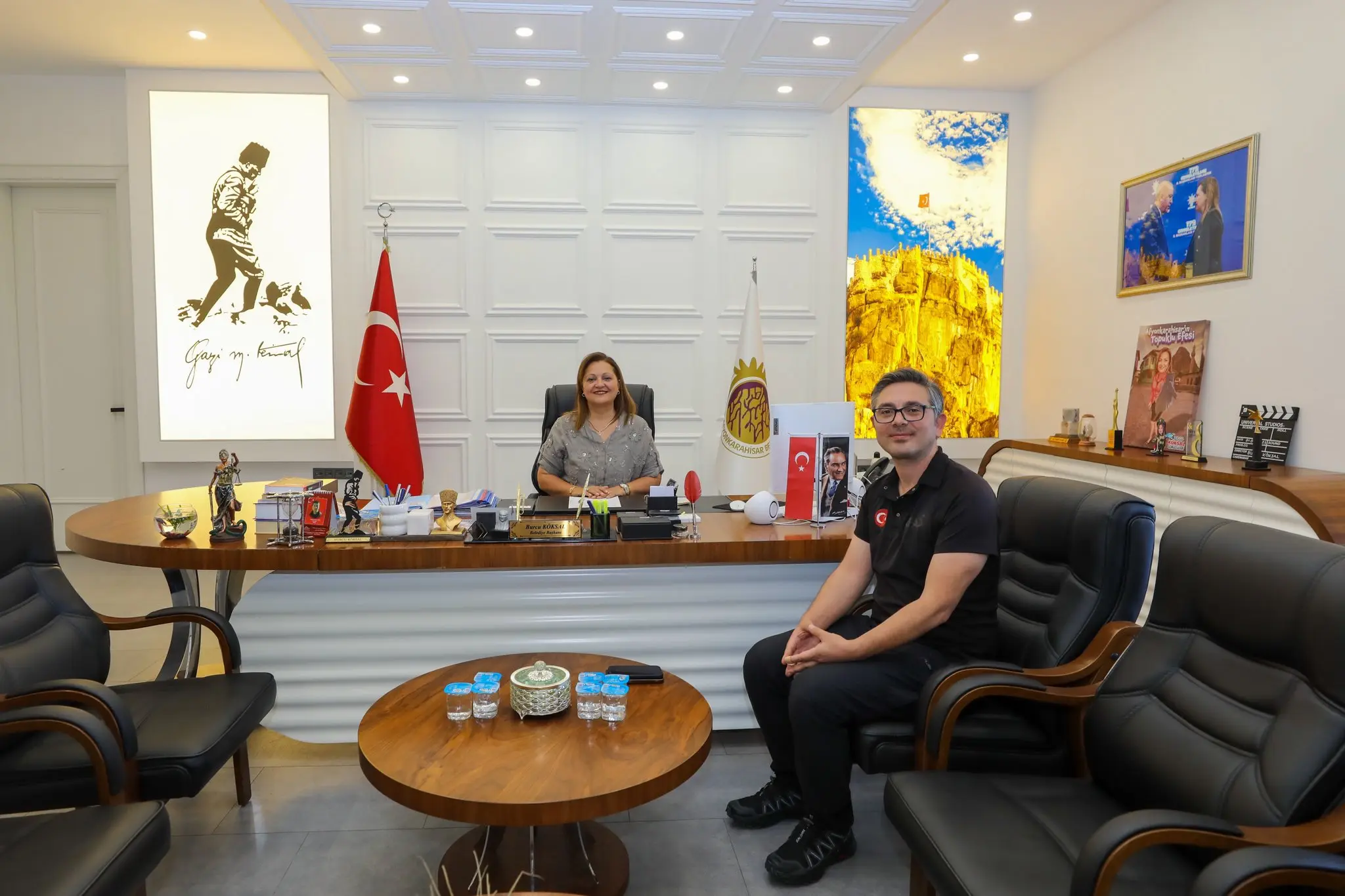 Afyonkarahisar'da Afet Müdürü ile görüşme yapıldı