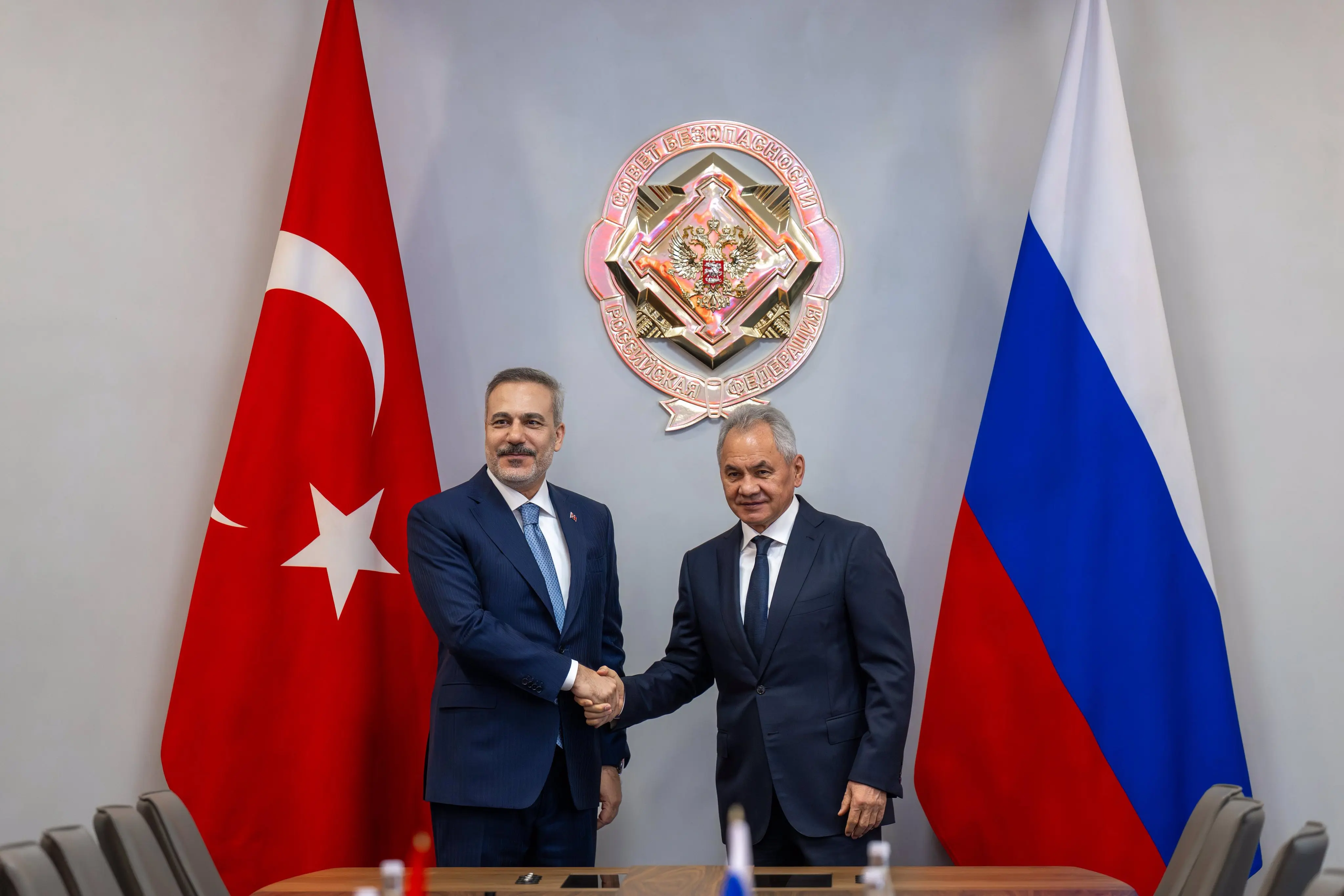 Hakan Fidan, Moskova'da Sergey Shoigu ile görüştü