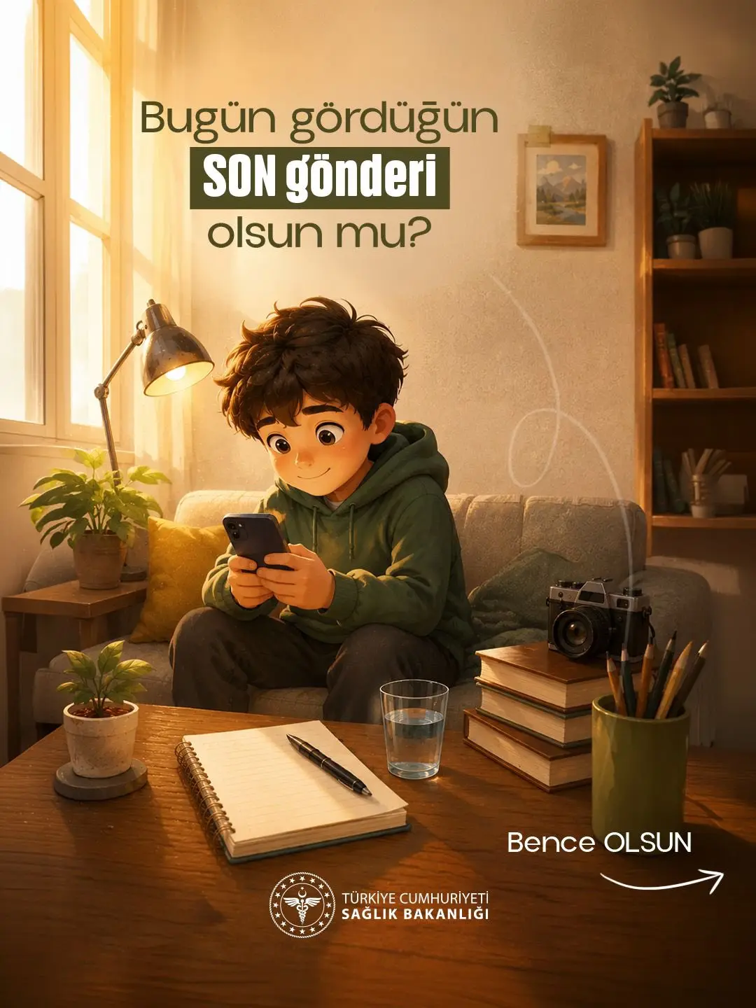 Halk Sağlığı Haftası'nda dikkat çeken gönderi