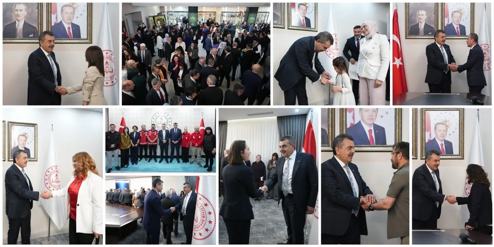 Millî Eğitim Bakanı Tekin, Bayramda Personelle Bir Araya Geldi