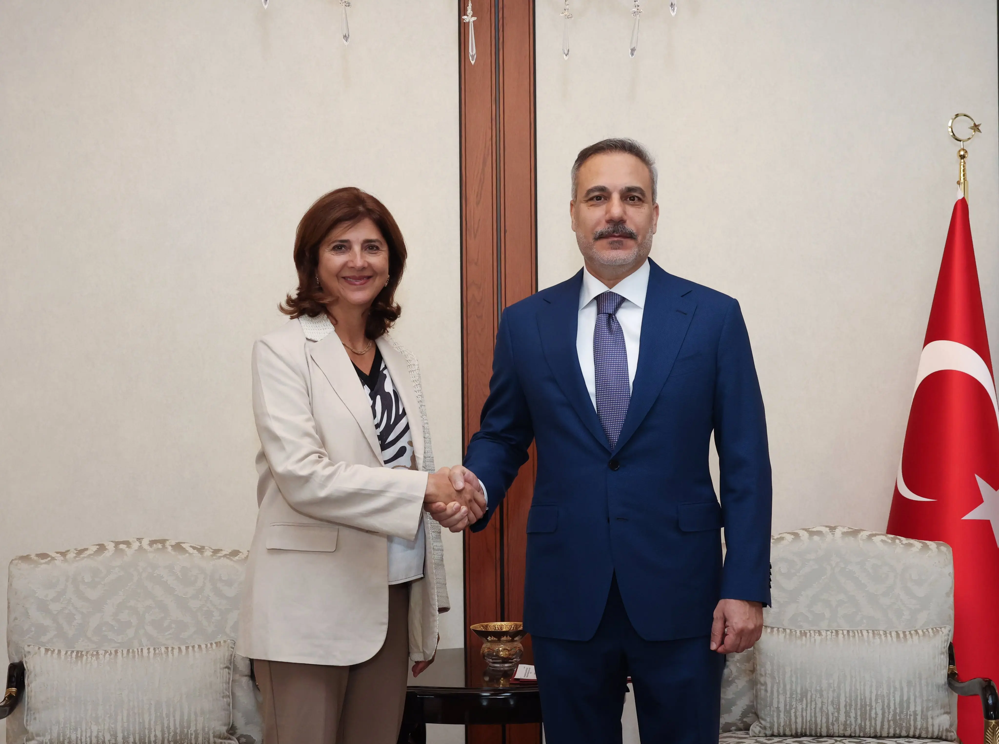 Hakan Fidan, BM Temsilcisi Holguín'i ağırladı