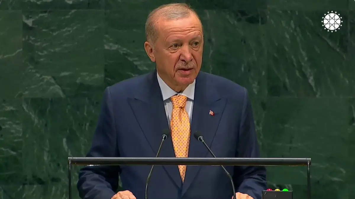 Cumhurbaşkanı Erdoğan BM Genel Kurulu'nda konuştu