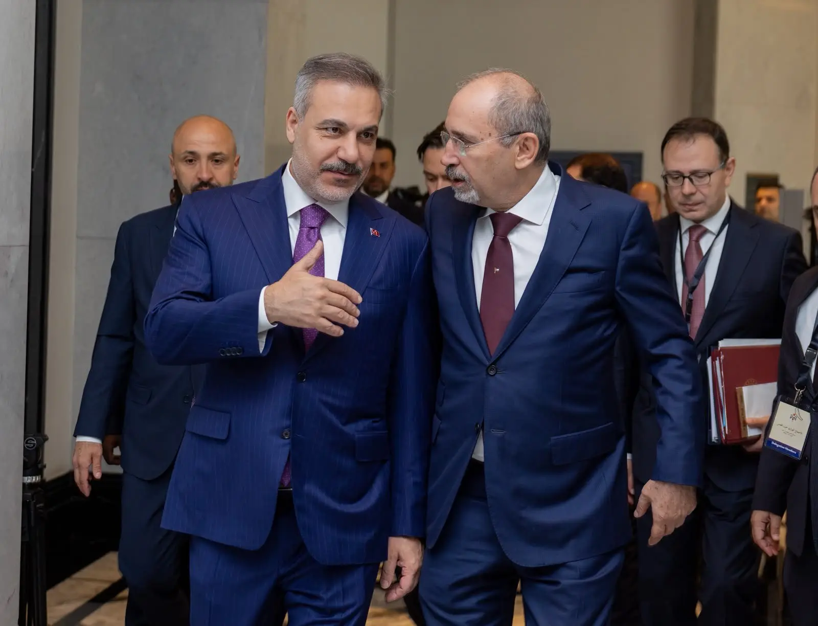 Hakan Fidan, Ürdün Dışişleri Bakanı ile görüştü