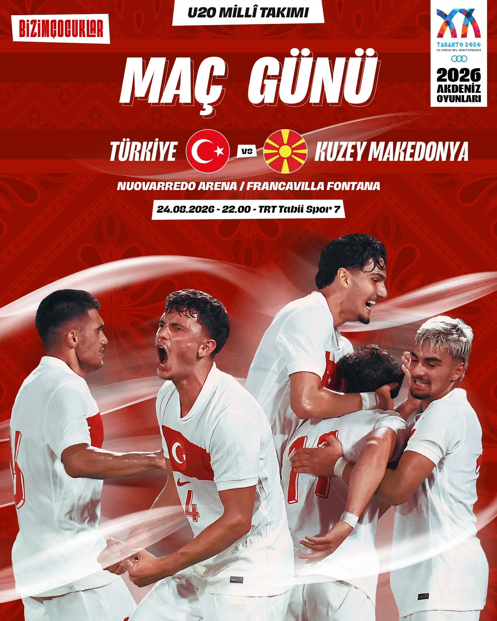 U20 Millî Takımı, Kuzey Makedonya ile Karşılaşıyor