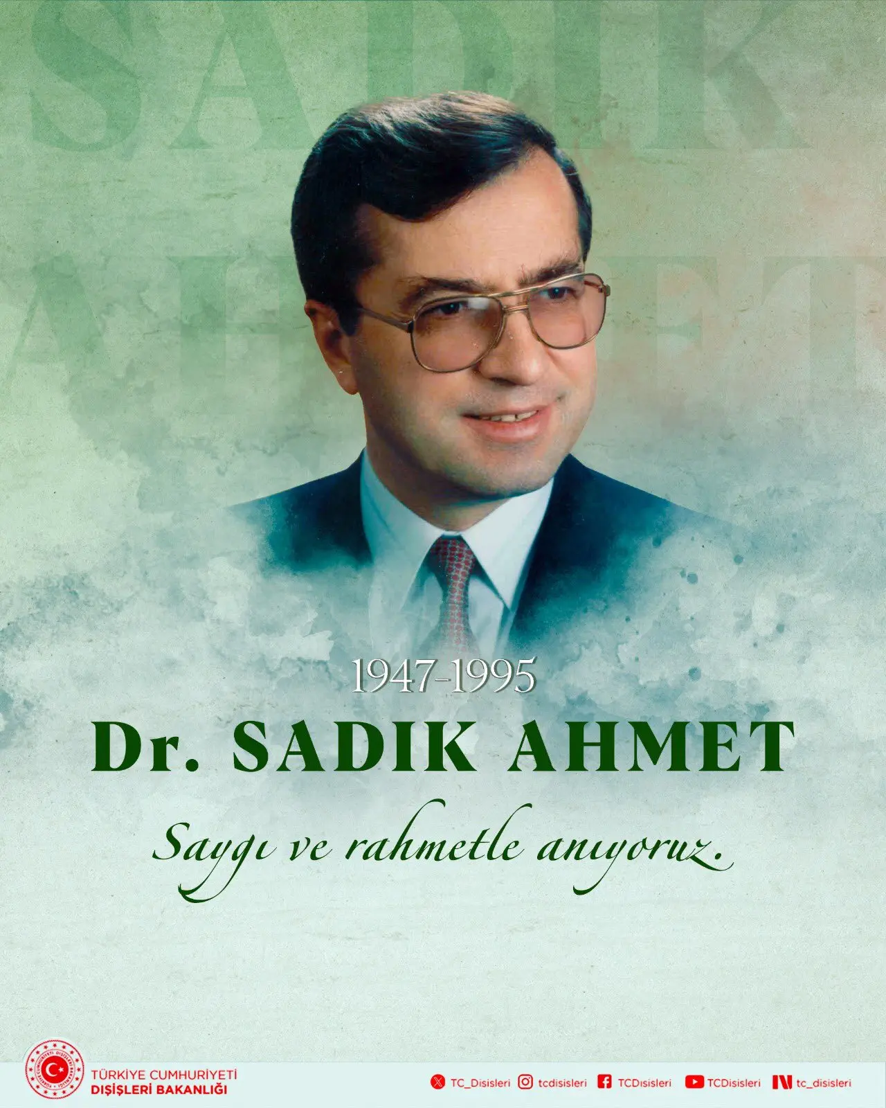 Dr. Sadık Ahmet'in vefatının 31. yılı anıldı