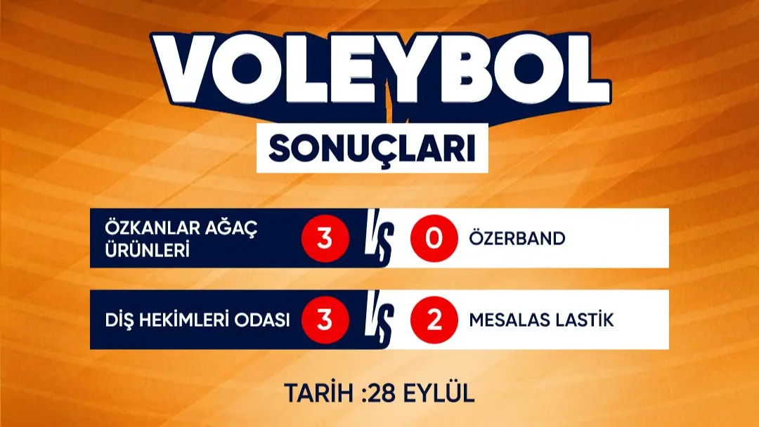 20. ATSO Spor Oyunları'nda voleybol müsabakaları sürüyor
