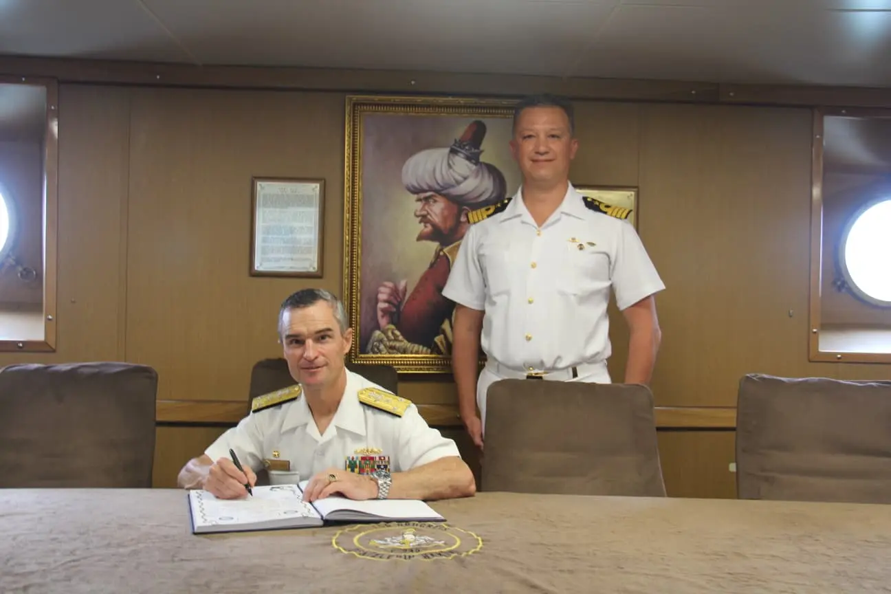 TCG Oruçreis Norfolk Limanı'nı Ziyaret Etti
