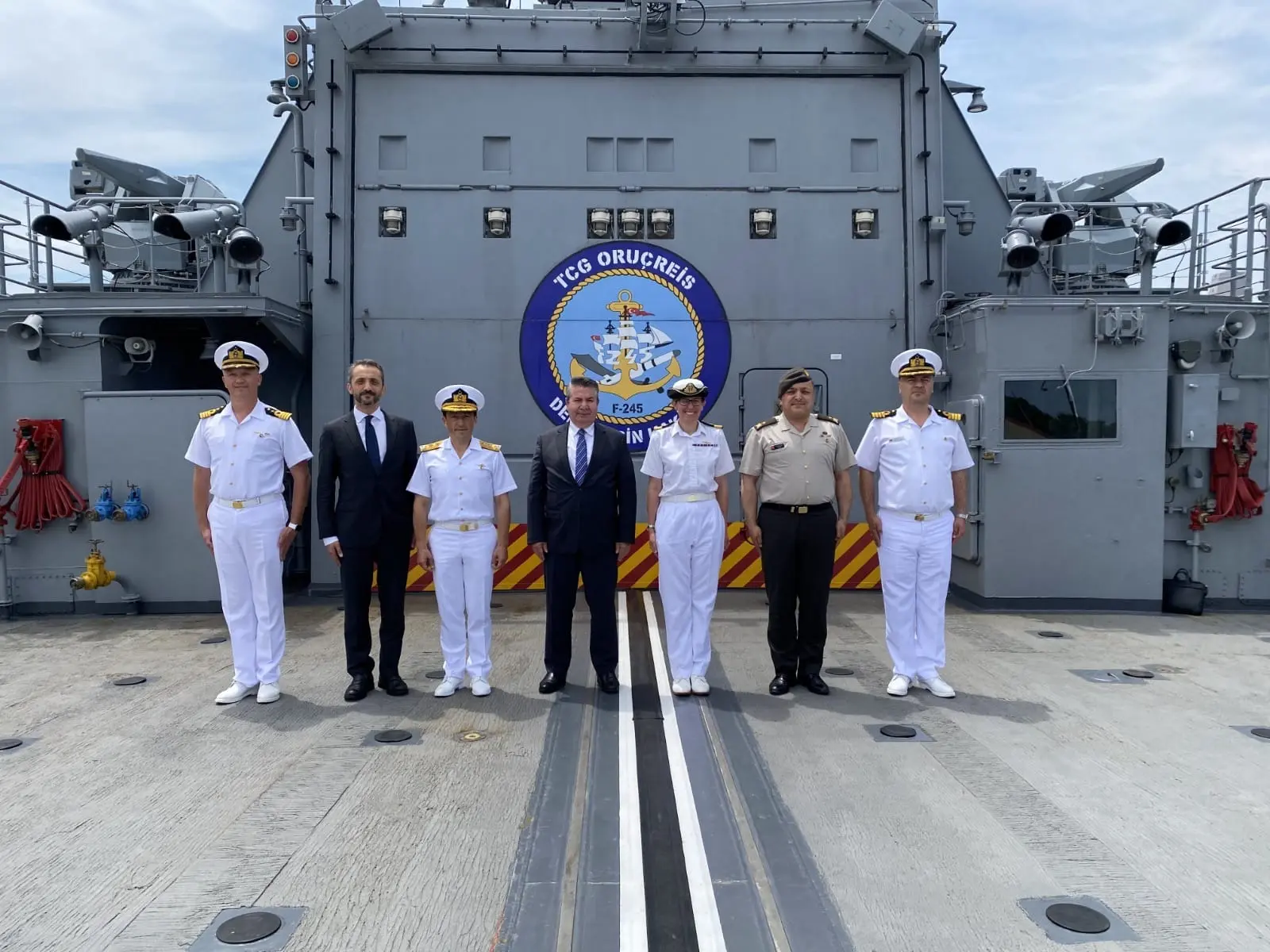 TCG Oruçreis Norfolk'ta Ziyaret Gerçekleştiriyor