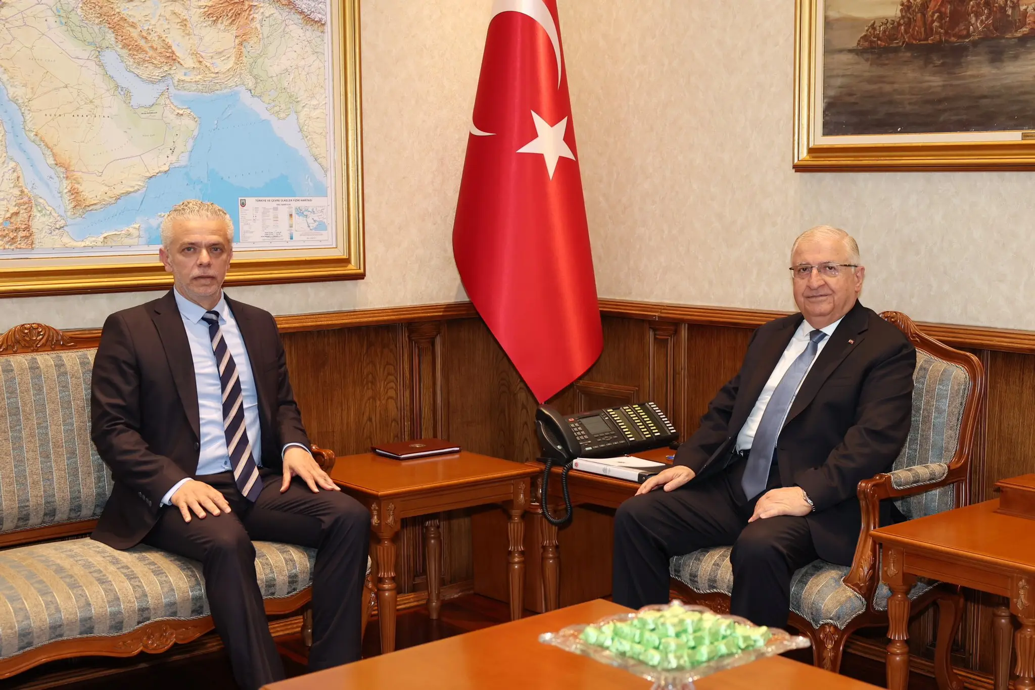 Yaşar Güler, KKTC Büyükelçisi'ni kabul etti