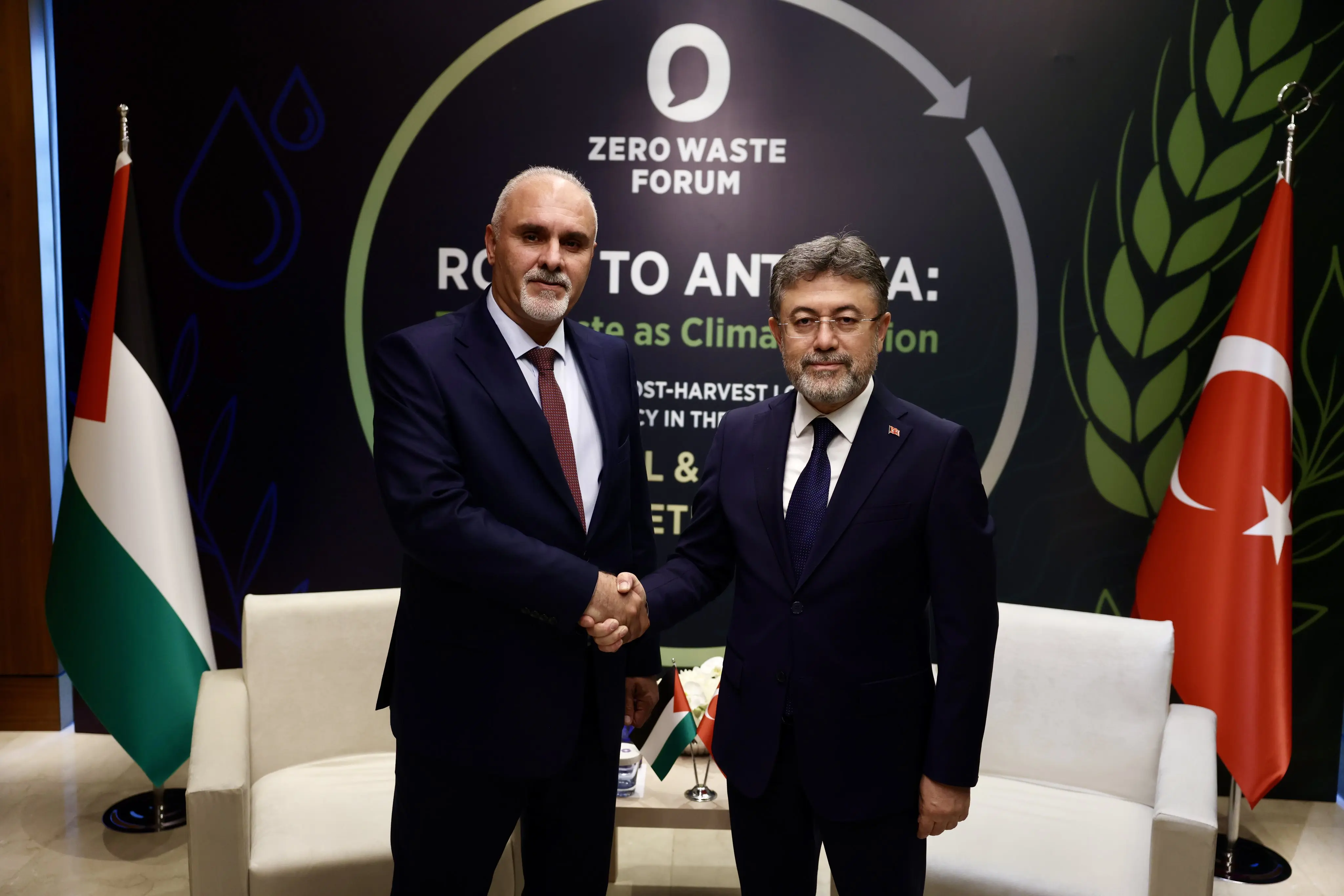 Filistin Tarım Bakanı ile Sıfır Atık Forumu'nda buluşma
