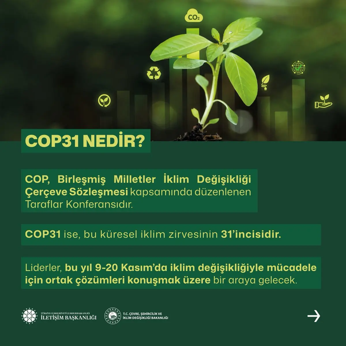 Türkiye, COP31'e Ev Sahipliği Yapacak