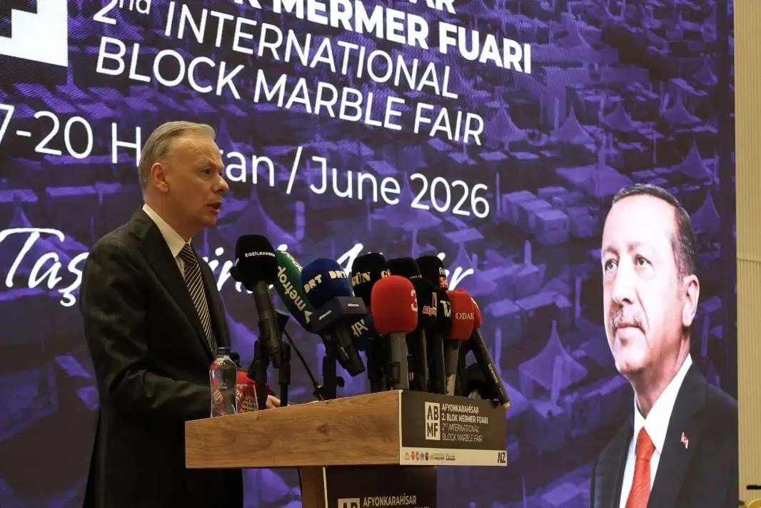 Afyonkarahisar'da Blok Mermer Fuarı Açıldı
