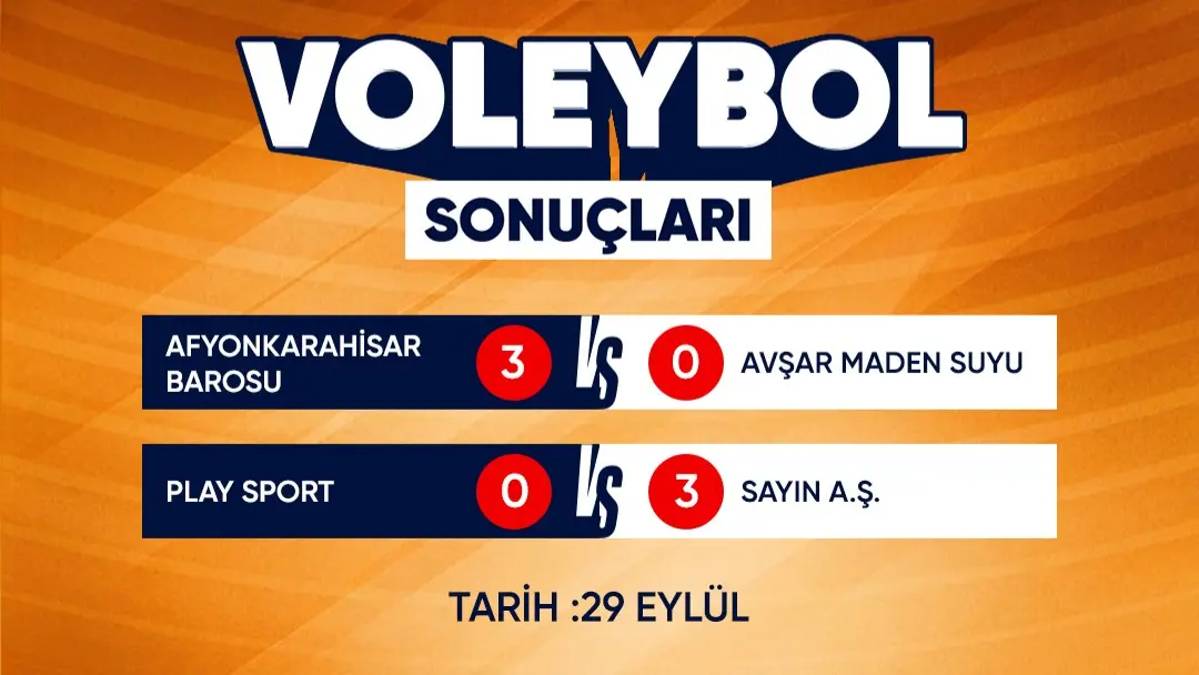 Voleybol Müsabakaları Devam Ediyor
