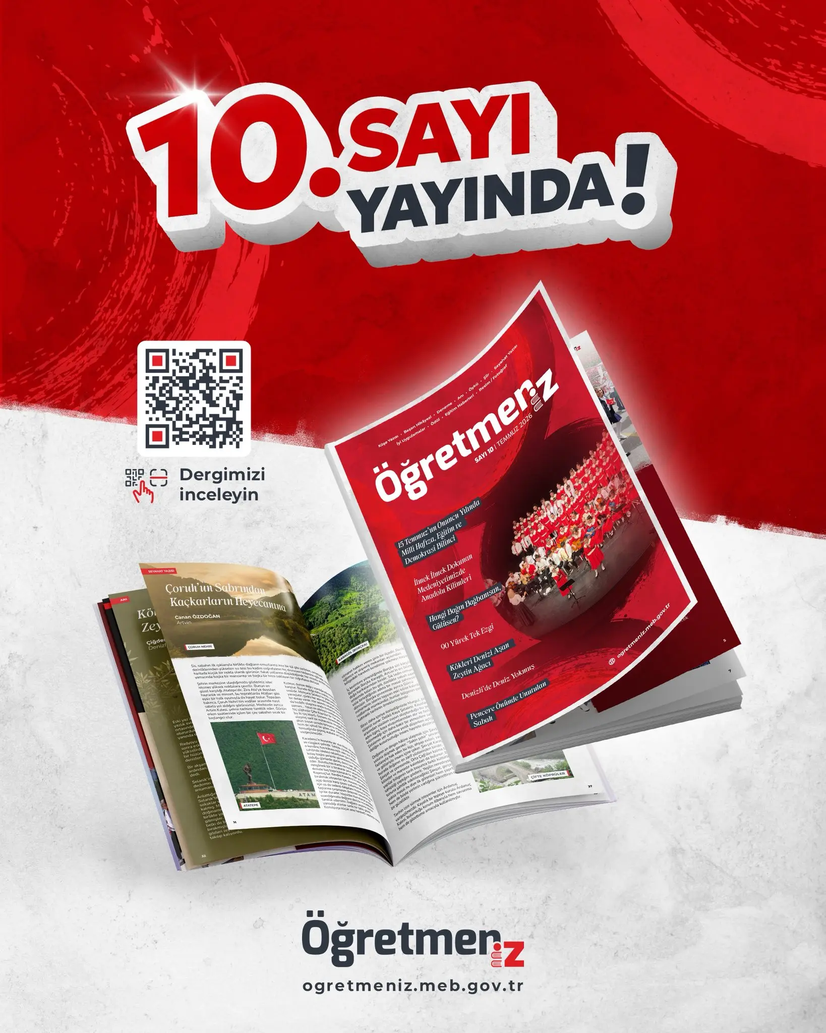 ÖğretmenİZ Dergisi'nin 10. Sayısı Yayınlandı