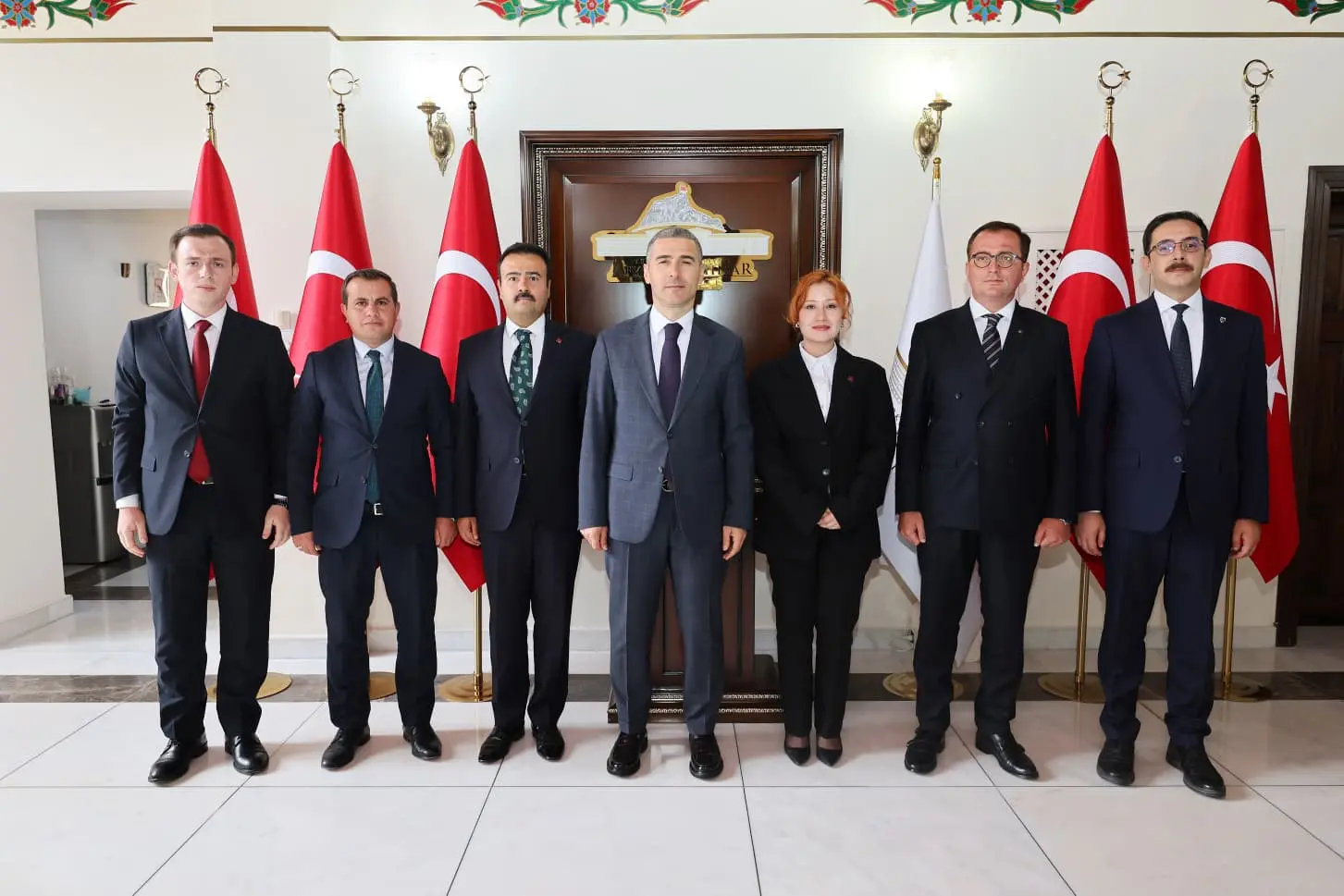 Vali Aktaş, yeni kaymakamları kabul etti
