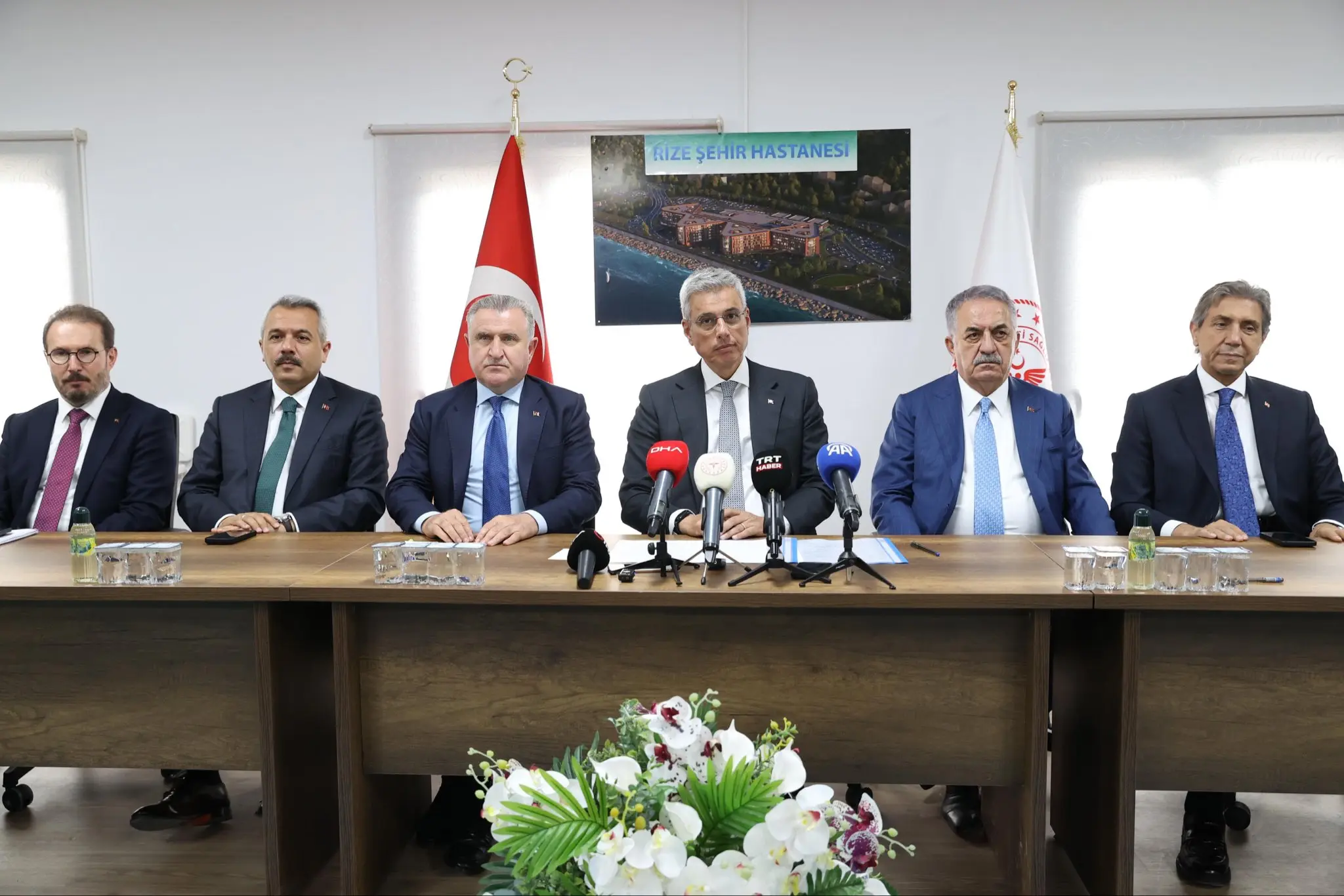 Rize Şehir Hastanesi'nin inşaatı hızla devam ediyor