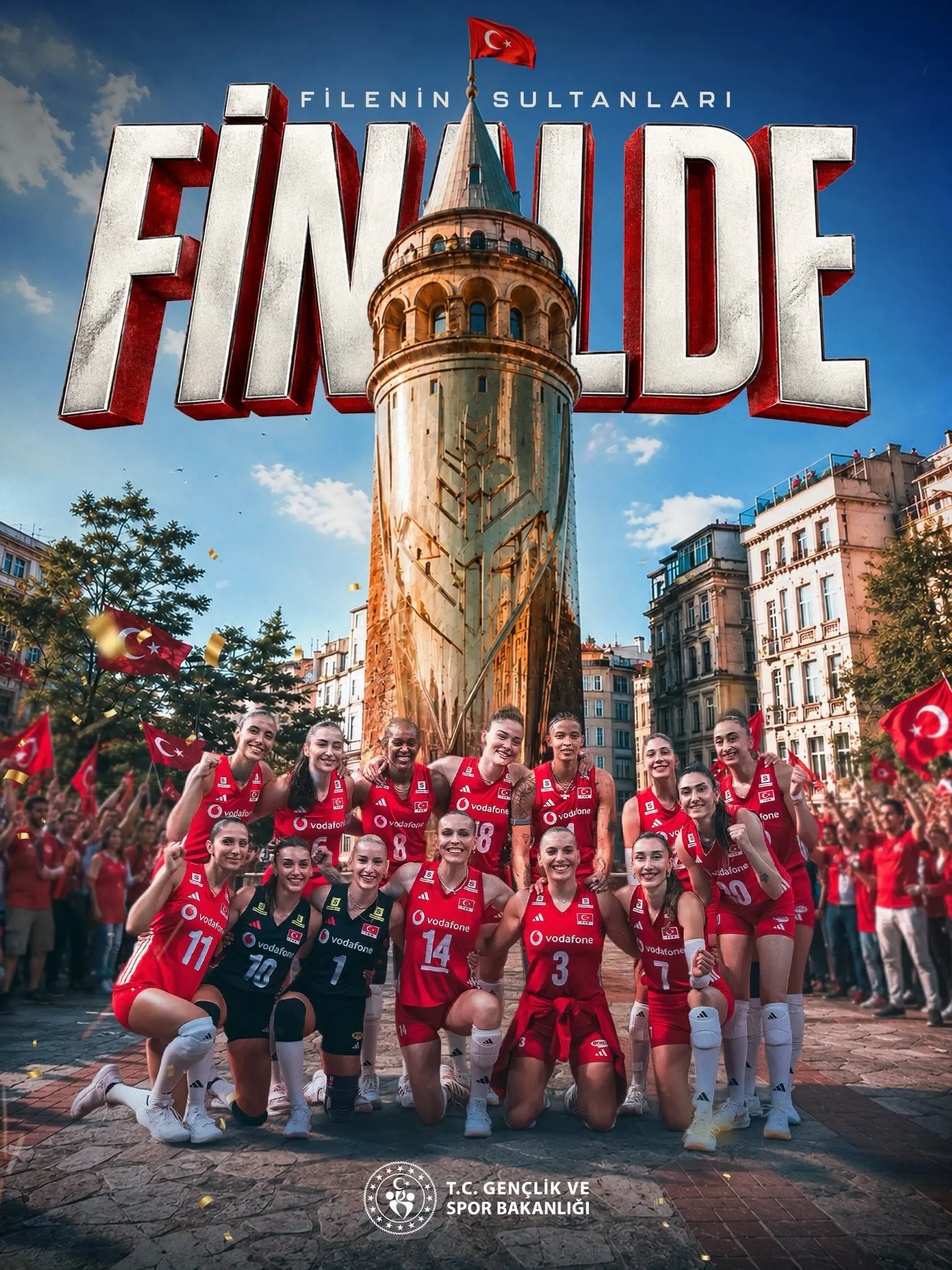 A Milli Kadın Voleybol Takımı Finale Yükseldi
