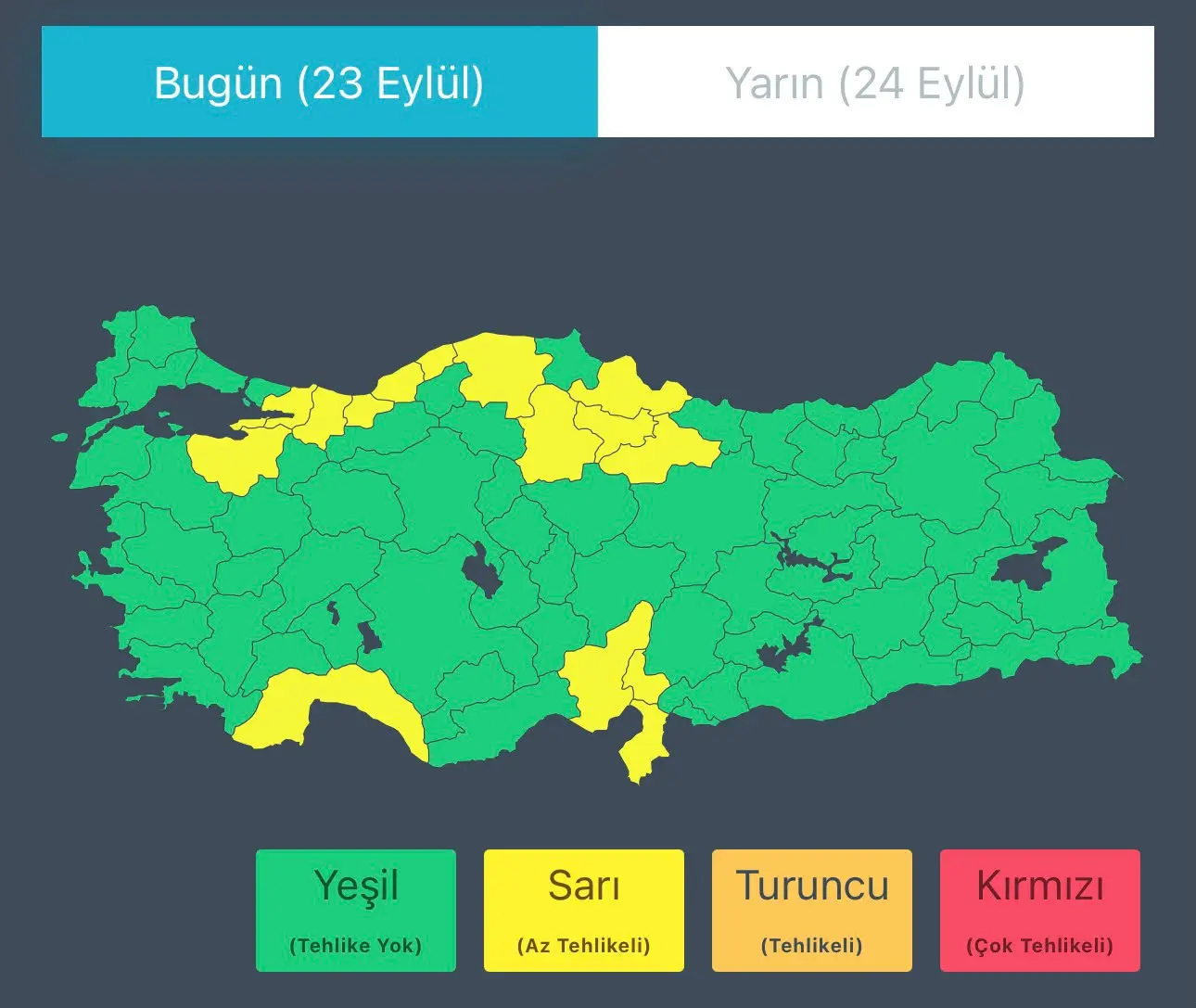 Marmara ve Batı Karadeniz'de Şiddetli Yağış Bekleniyor
