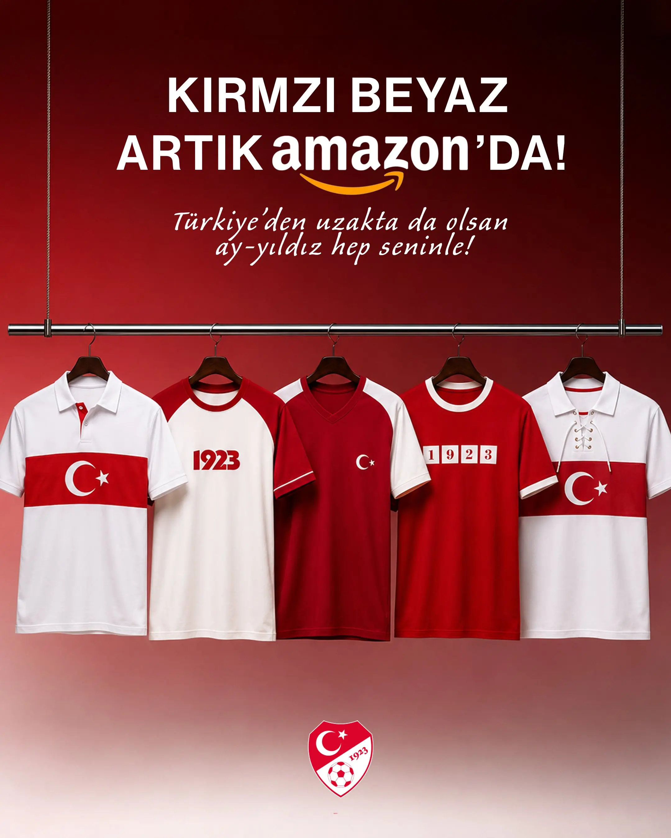 Milli Takım, Amazon'da Türk ürünlerini tanıtıyor